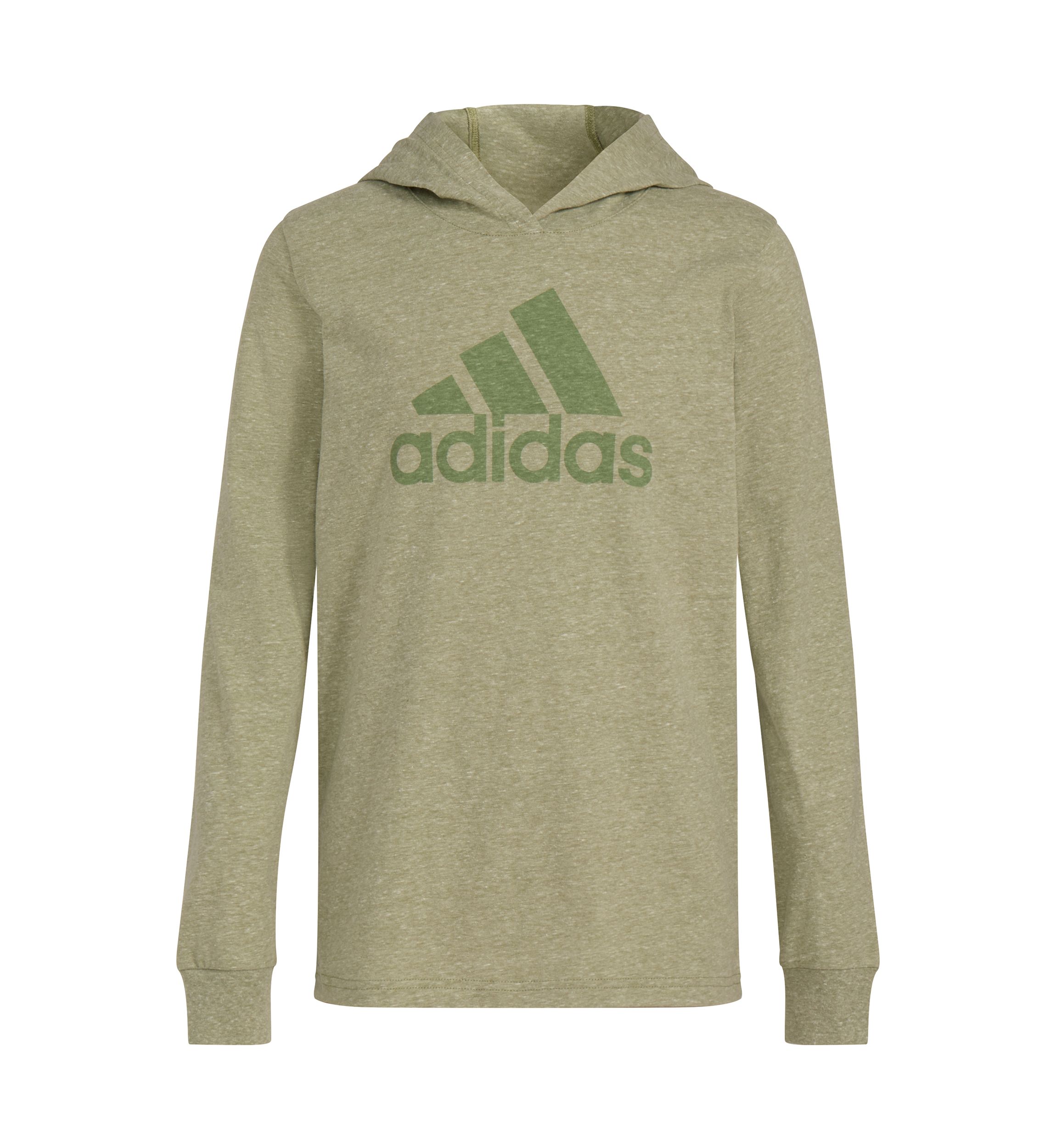 Boys 8-20 Hooded Long Sleeve Heather T-Shirt