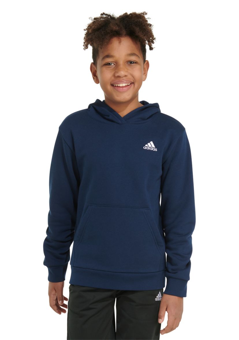 Boys 8-20 Long Sleeve Essential Small Logo Hooded Pullover