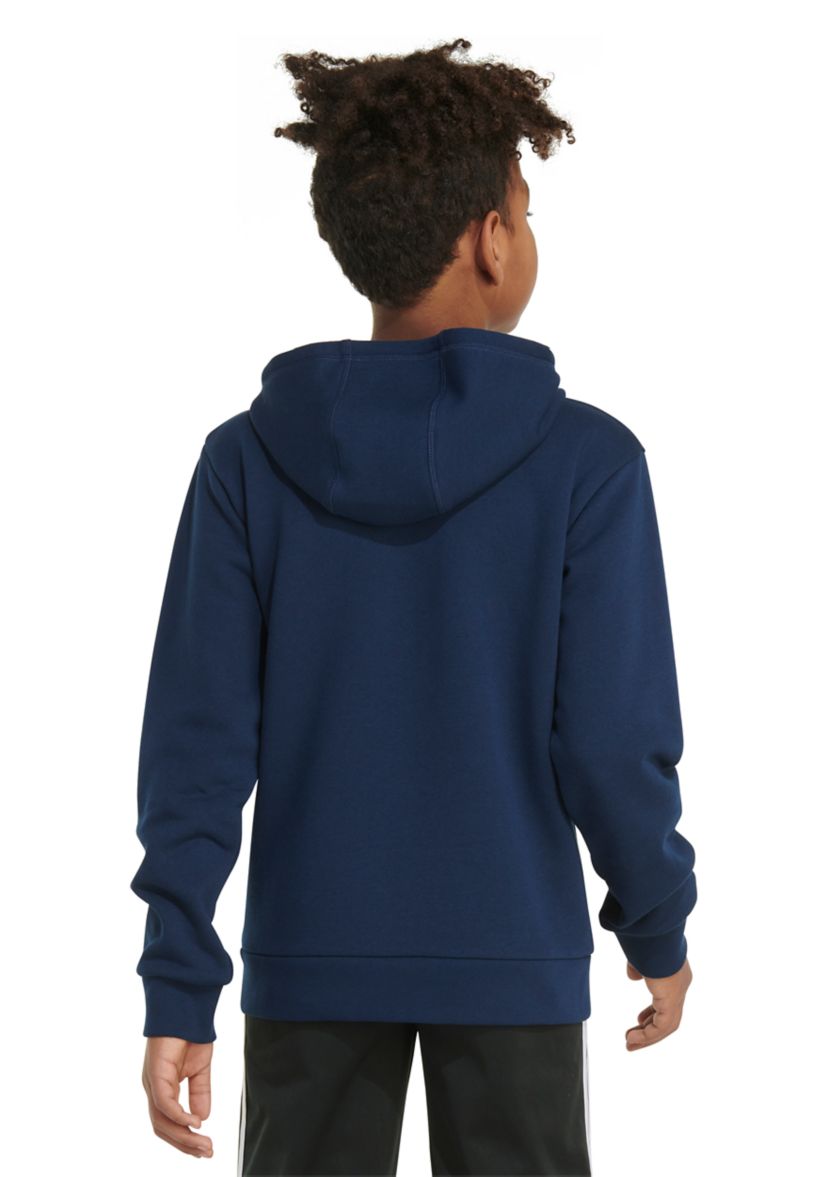 Boys 8-20 Long Sleeve Essential Small Logo Hooded Pullover