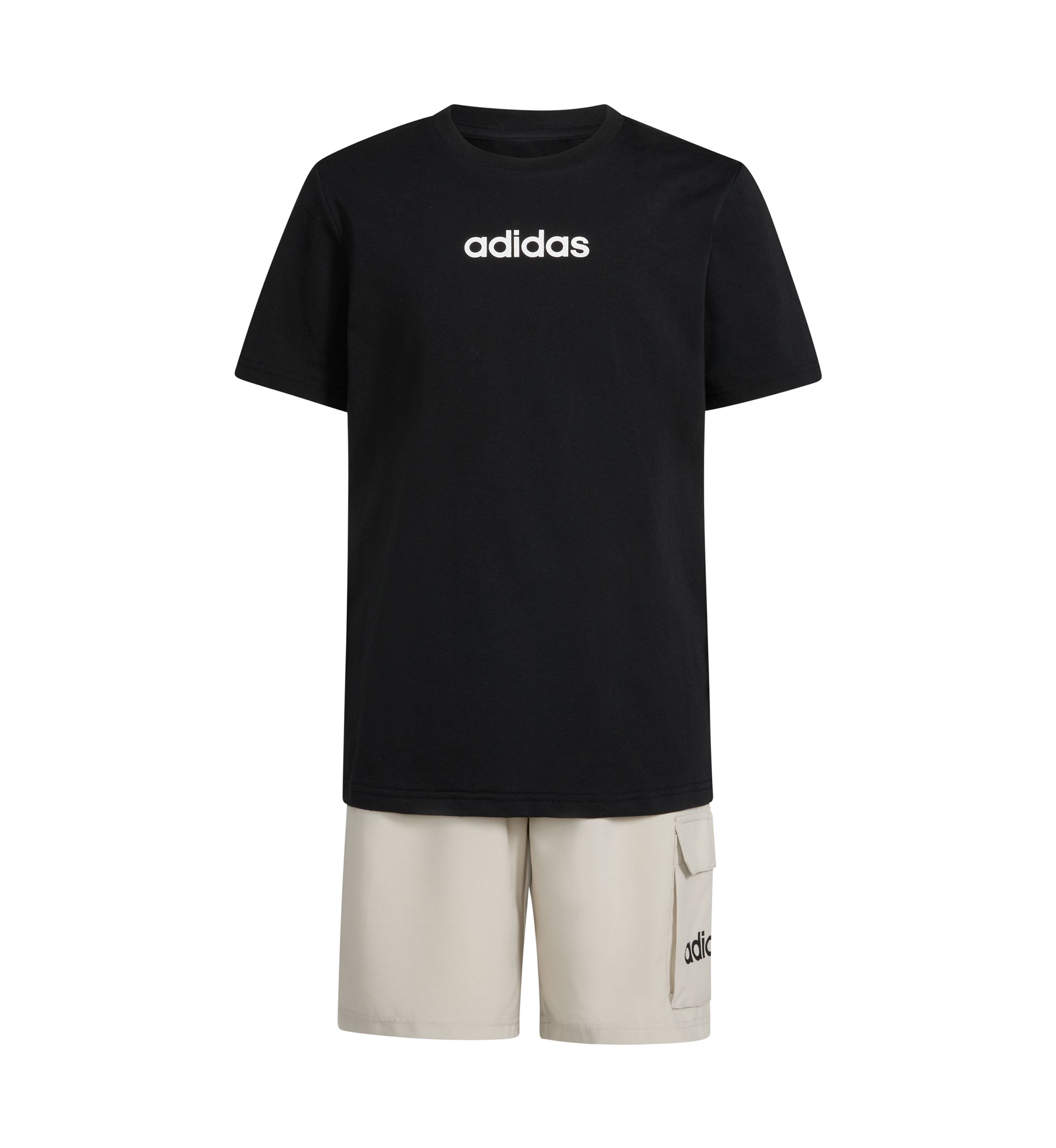 Boys 8-20 Two-Piece Short Sleeve T-Shirt and Cargo Short Set