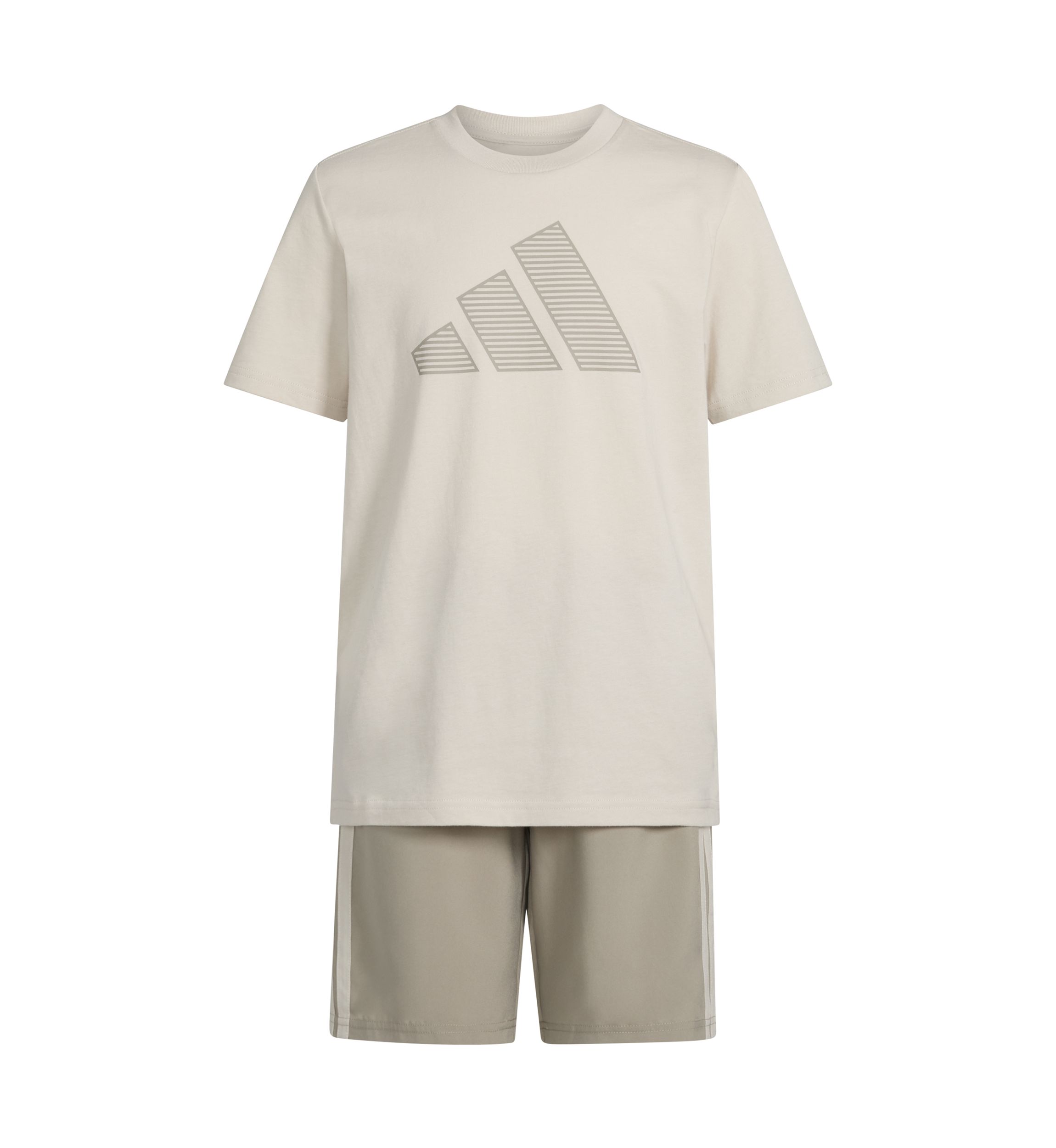 Boys 8-20 Two-Piece Short Sleeve T-Shirt and Woven Short Set