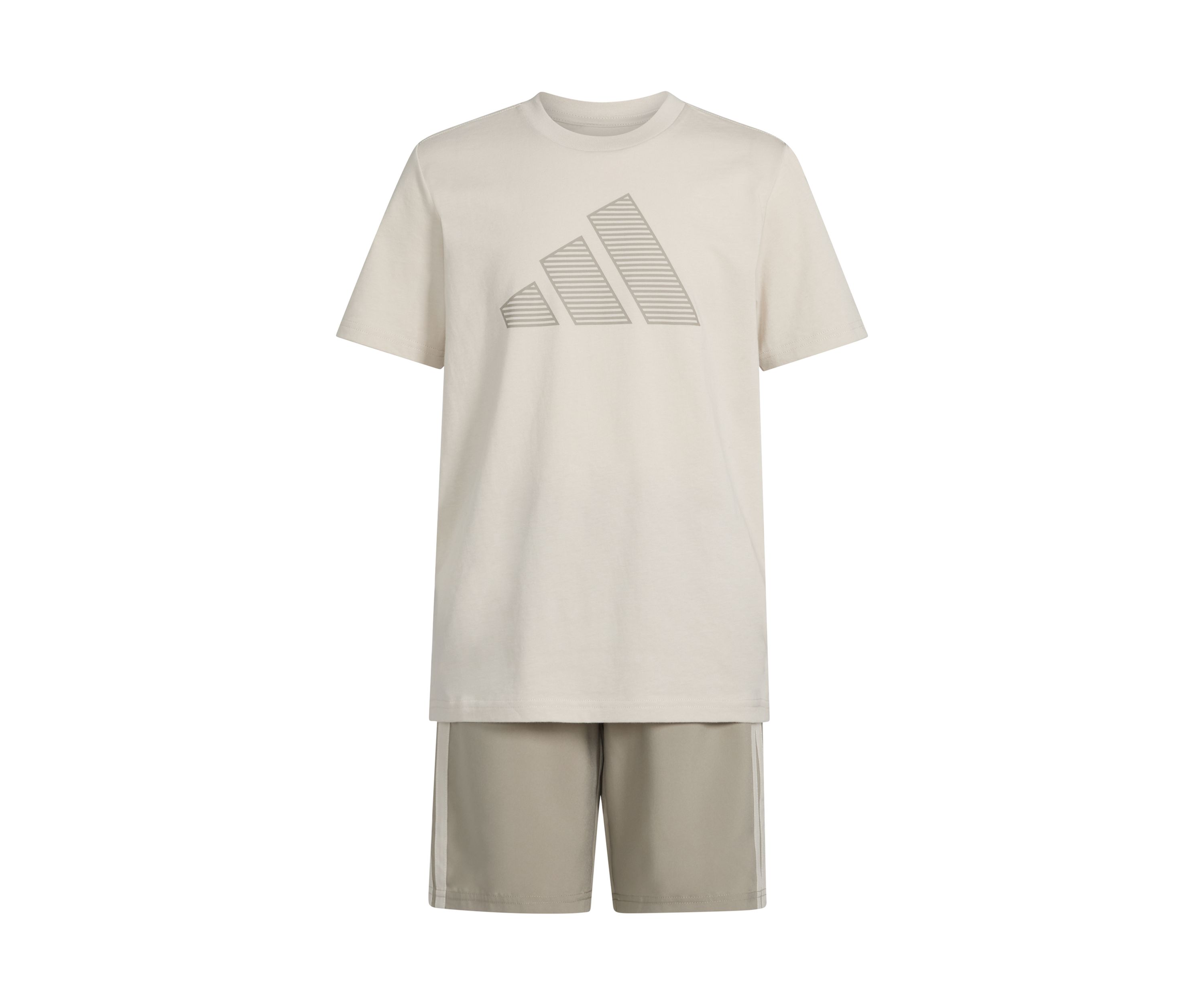 Boys 8-20 Two-Piece Short Sleeve T-Shirt and Woven Short Set