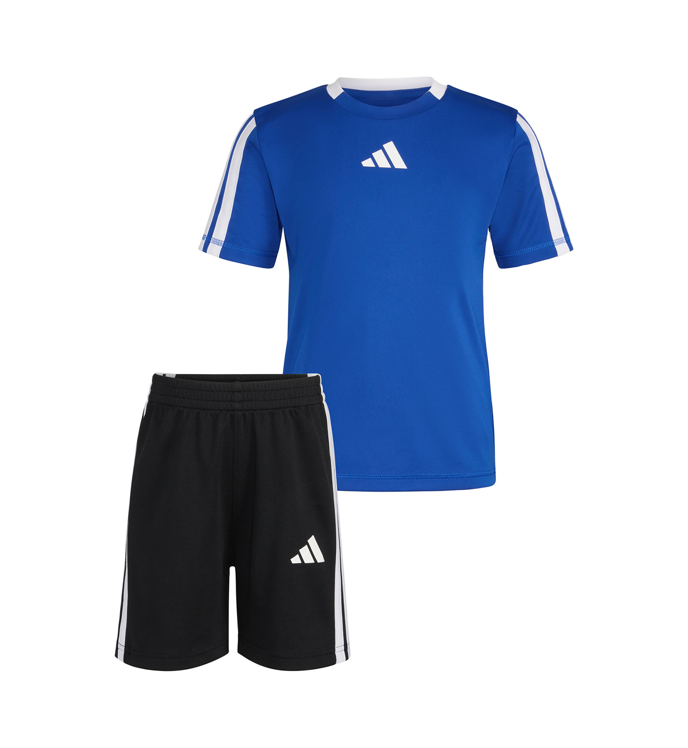 Boys 4-7 3 Stripe Soccer T-Shirt and Shorts Set