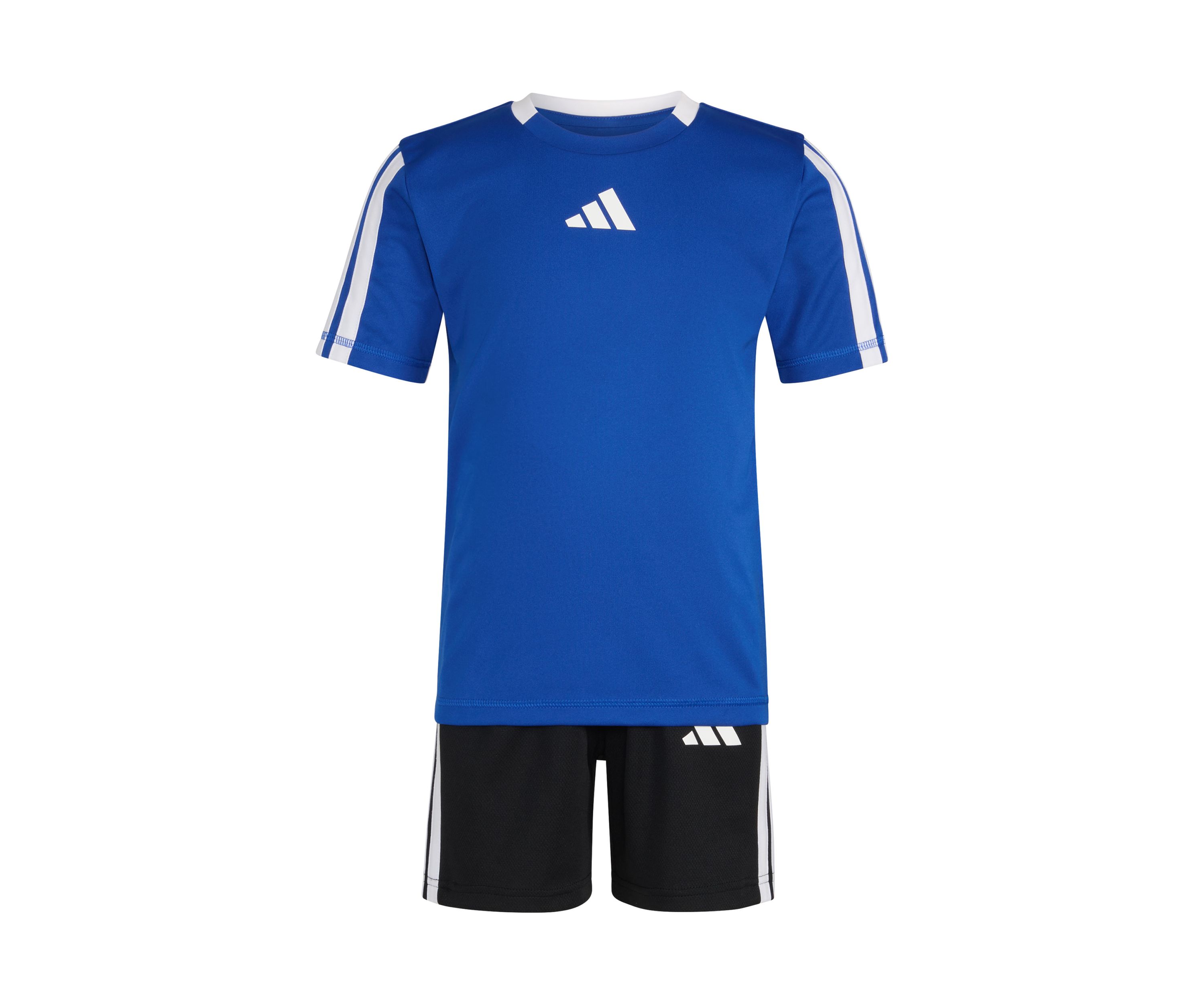 Boys 4-7 3 Stripe Soccer T-Shirt and Shorts Set