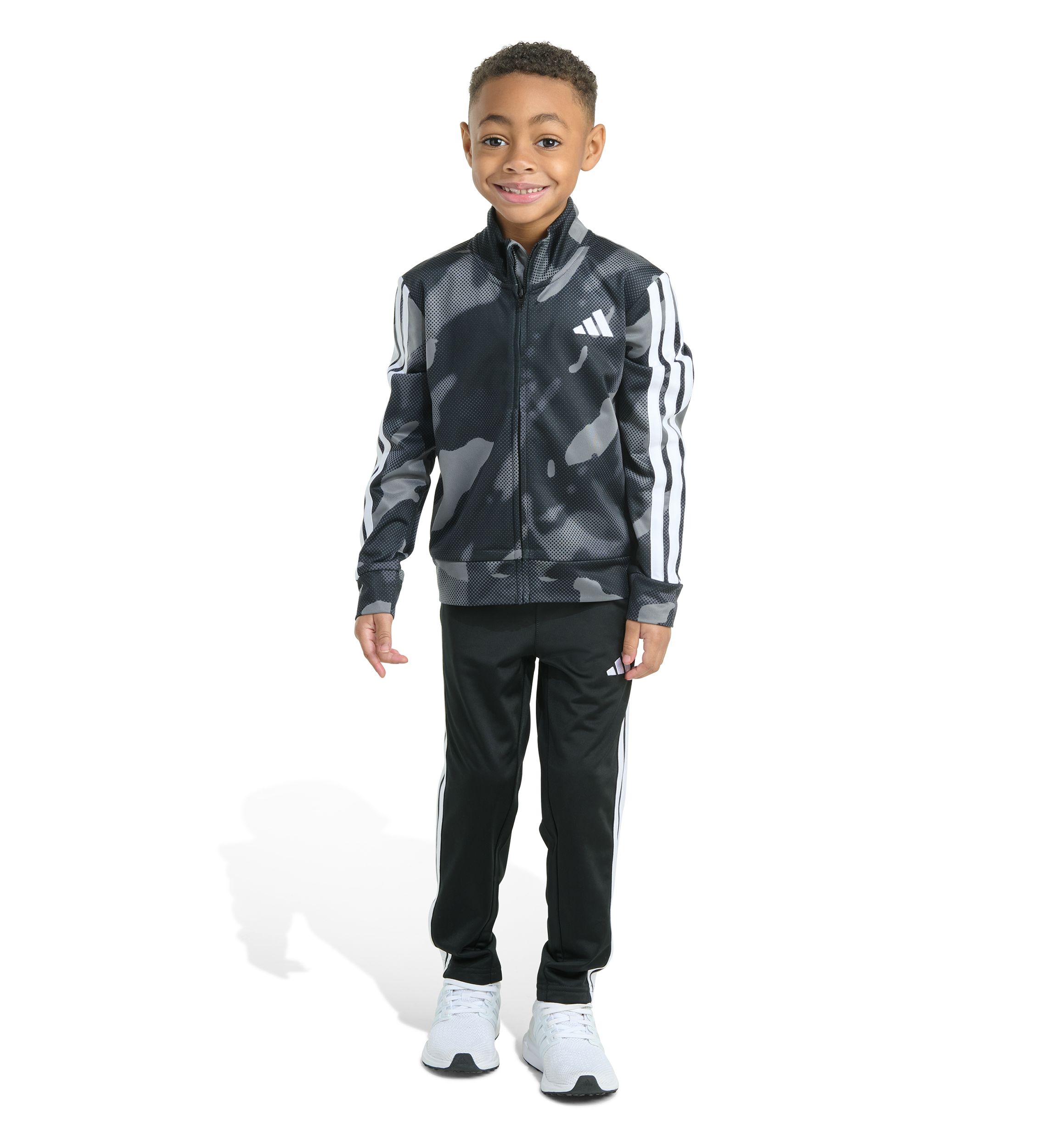 Boys 8-20 Two Piece Printed Camo Jacket & Joggers Set