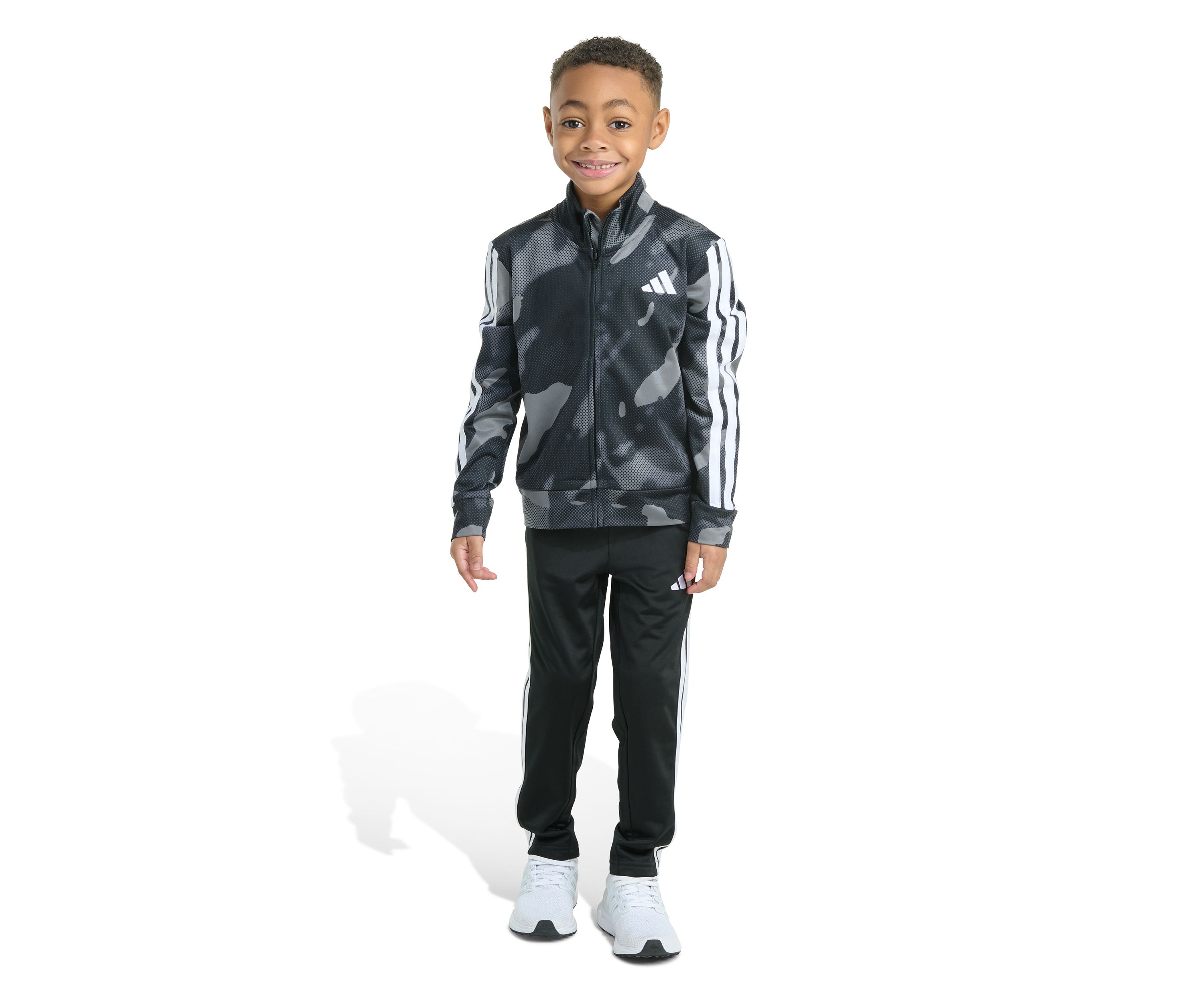 Boys 8-20 Two Piece Printed Camo Jacket & Joggers Set
