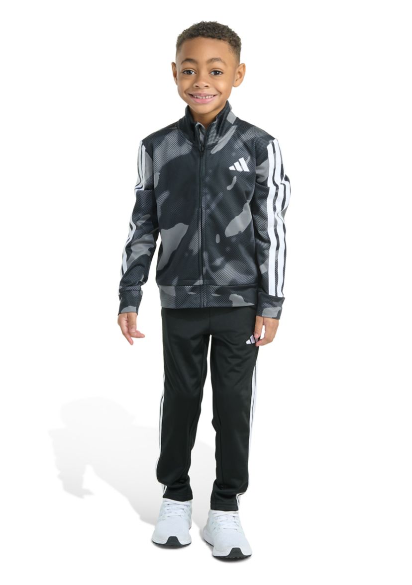 Boys 8-20 Two Piece Printed Camo Jacket & Joggers Set