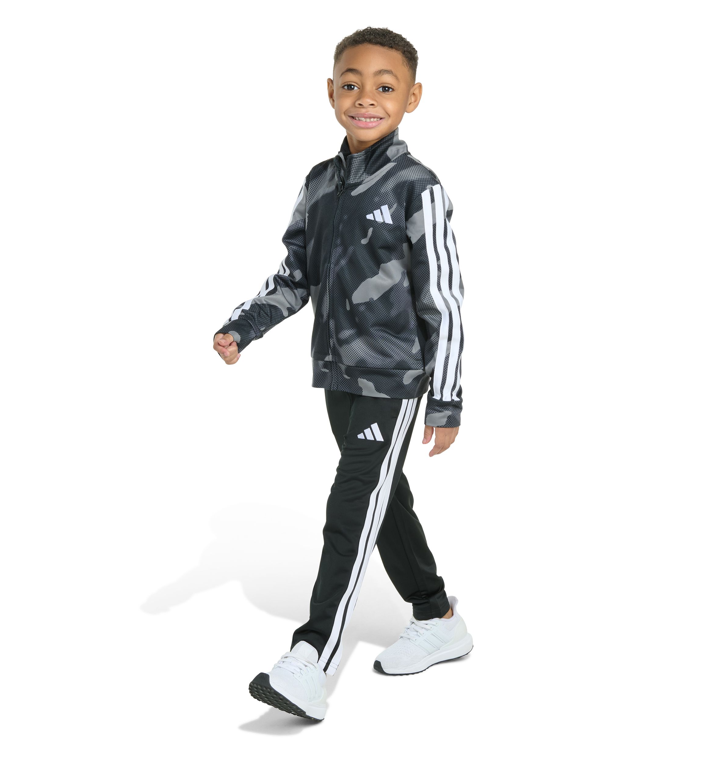Boys 8-20 Two Piece Printed Camo Jacket & Joggers Set