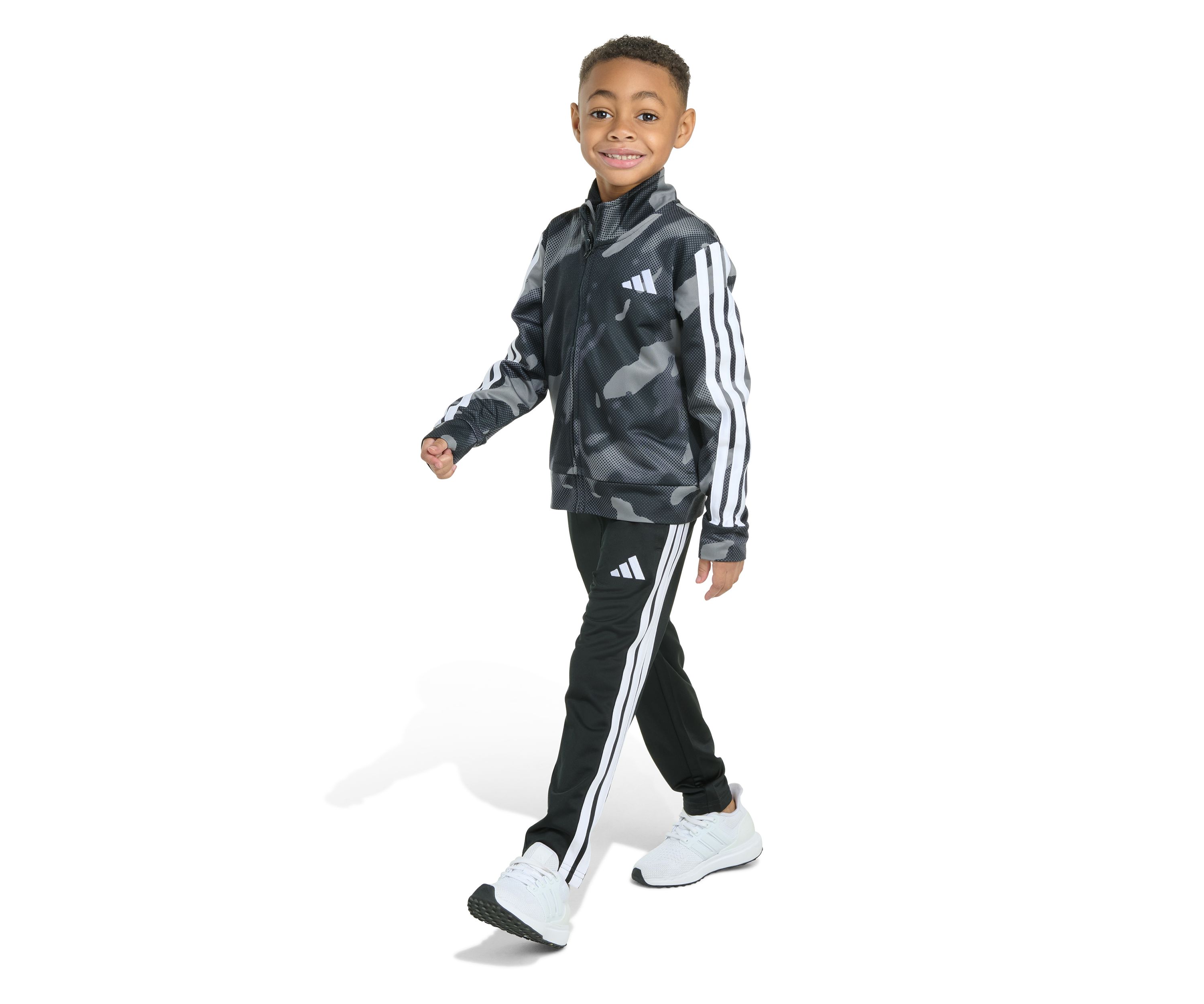 Boys 8-20 Two Piece Printed Camo Jacket & Joggers Set