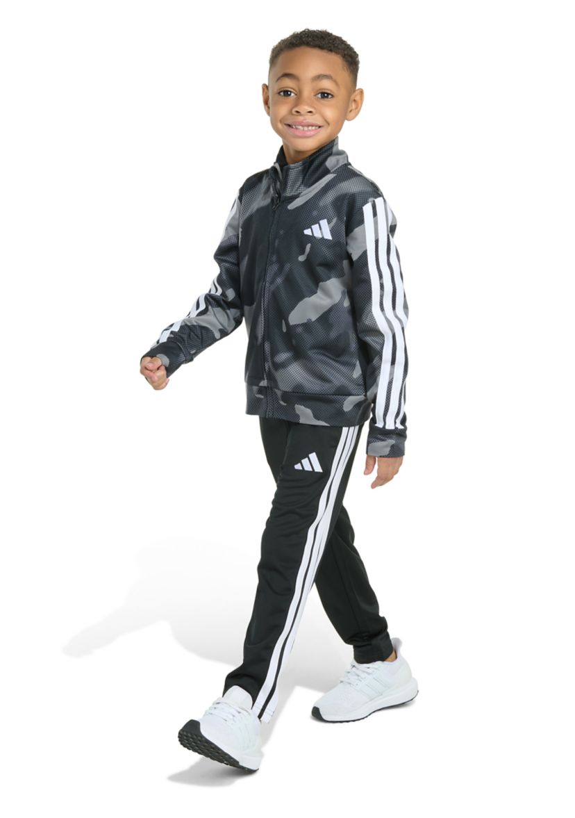Boys 8-20 Two Piece Printed Camo Jacket & Joggers Set