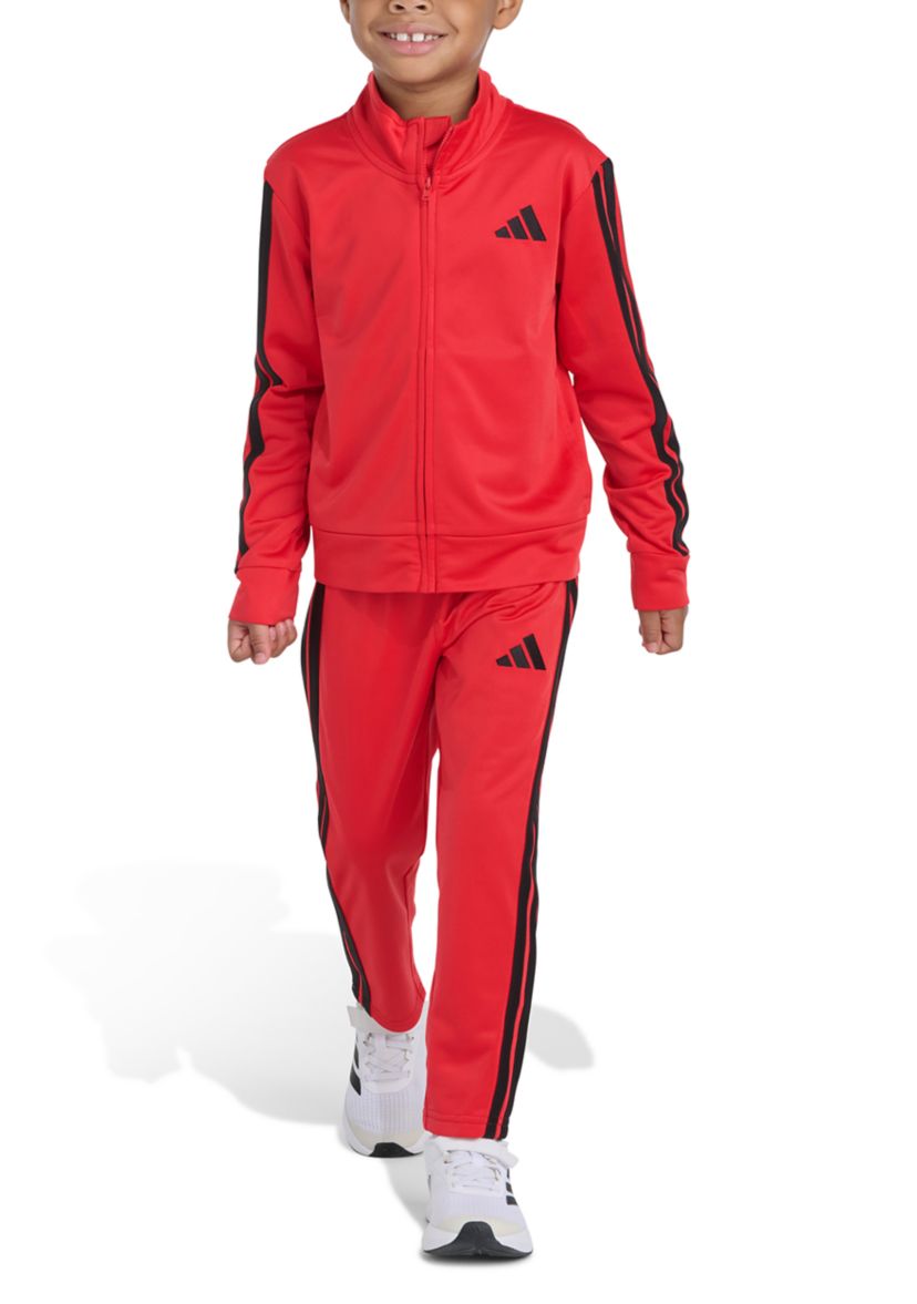 Boys 4-7 2-Piece Long Sleeve 3-Stripes Jacket and Pants Event Set