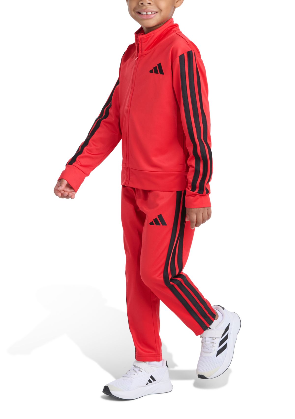 Boys 4-7 2-Piece Long Sleeve 3-Stripes Jacket and Pants Event Set