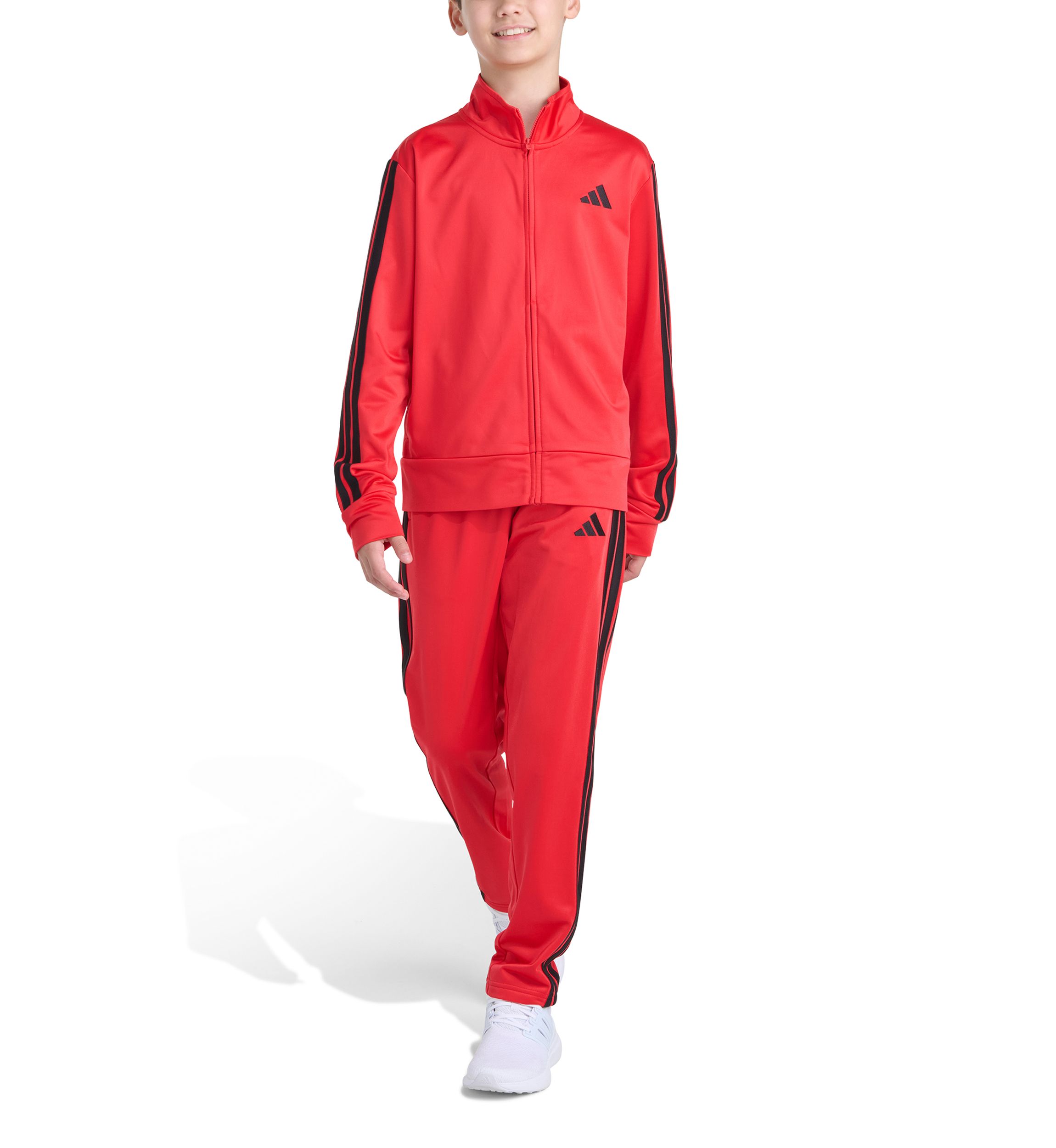 Boys 8-20 2-Piece Long Sleeve 3-Stripes Jacket and Pants Event Set