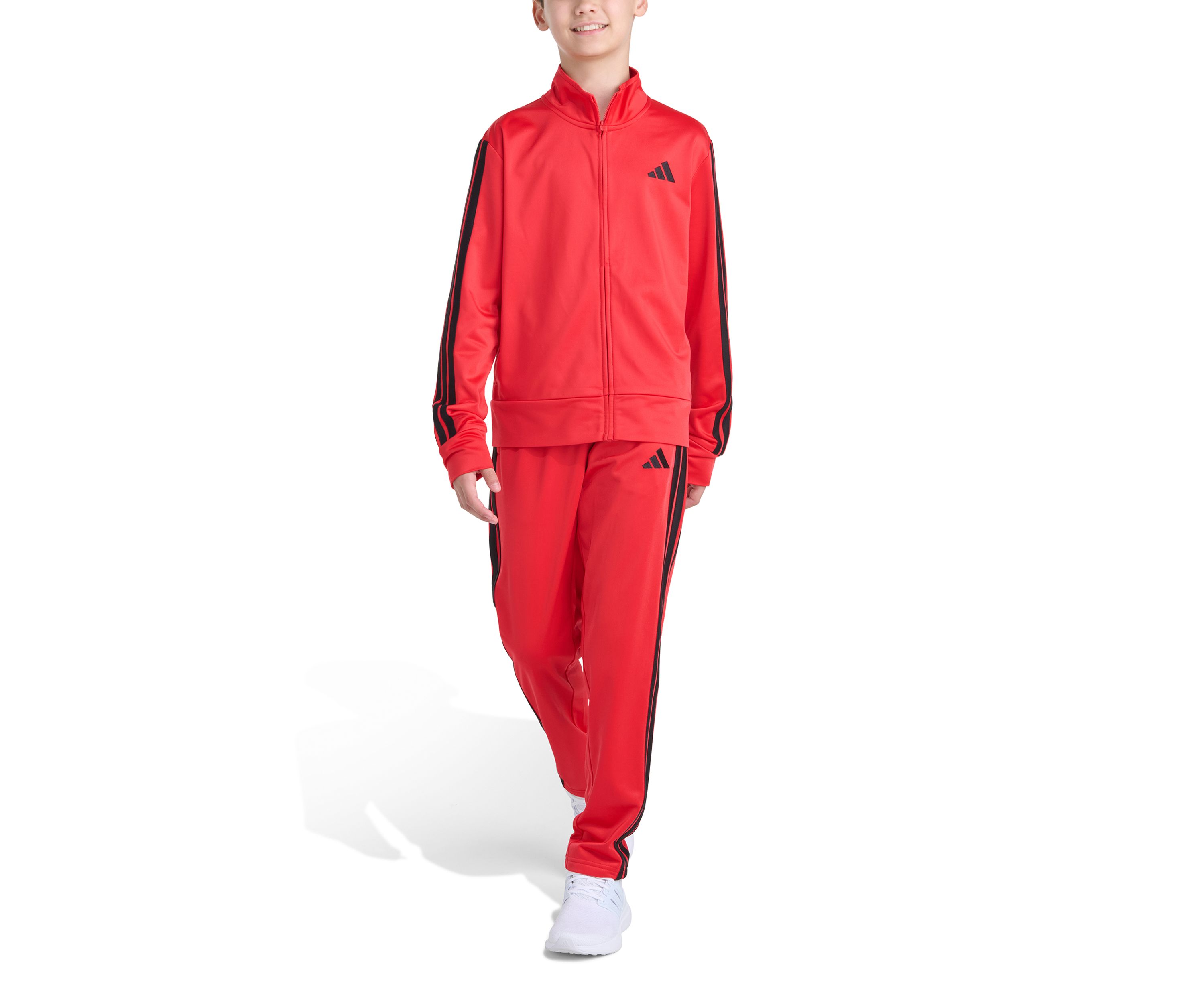 Boys 8-20 2-Piece Long Sleeve 3-Stripes Jacket and Pants Event Set