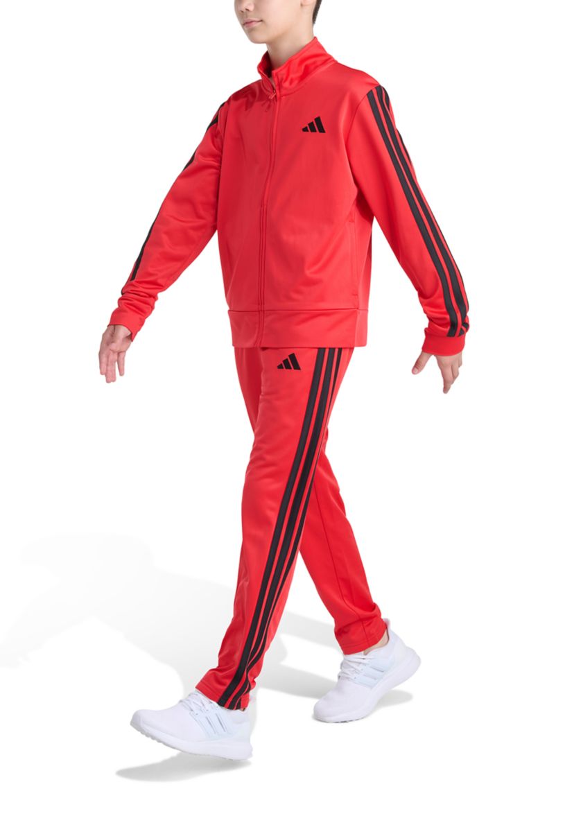Boys 8-20 2-Piece Long Sleeve 3-Stripes Jacket and Pants Event Set