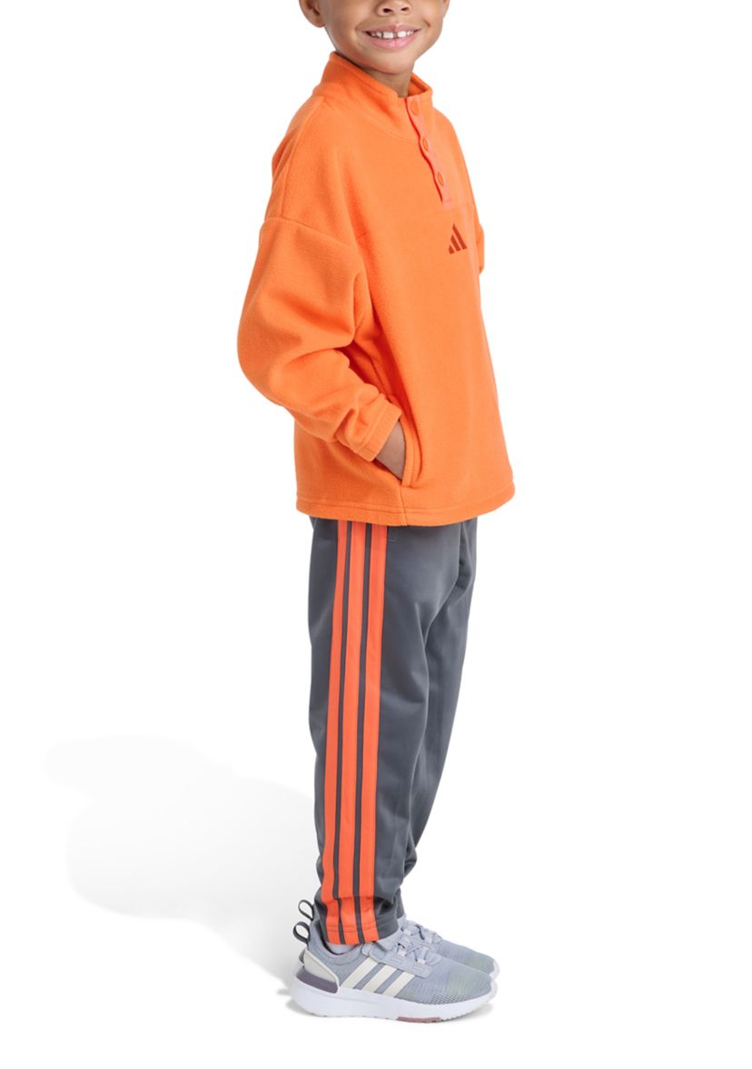 Boys 4-7 2-Piece Long Sleeve Winterized Quarter Neck Pullover and Pants Set