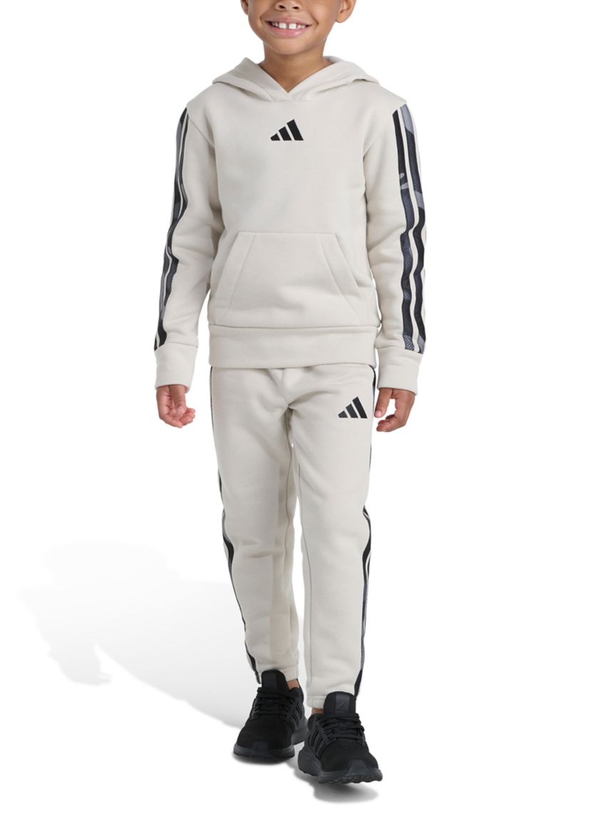 Boys 4-7 2-Piece Long Sleeve Pullover Hoodie and Joggers Set
