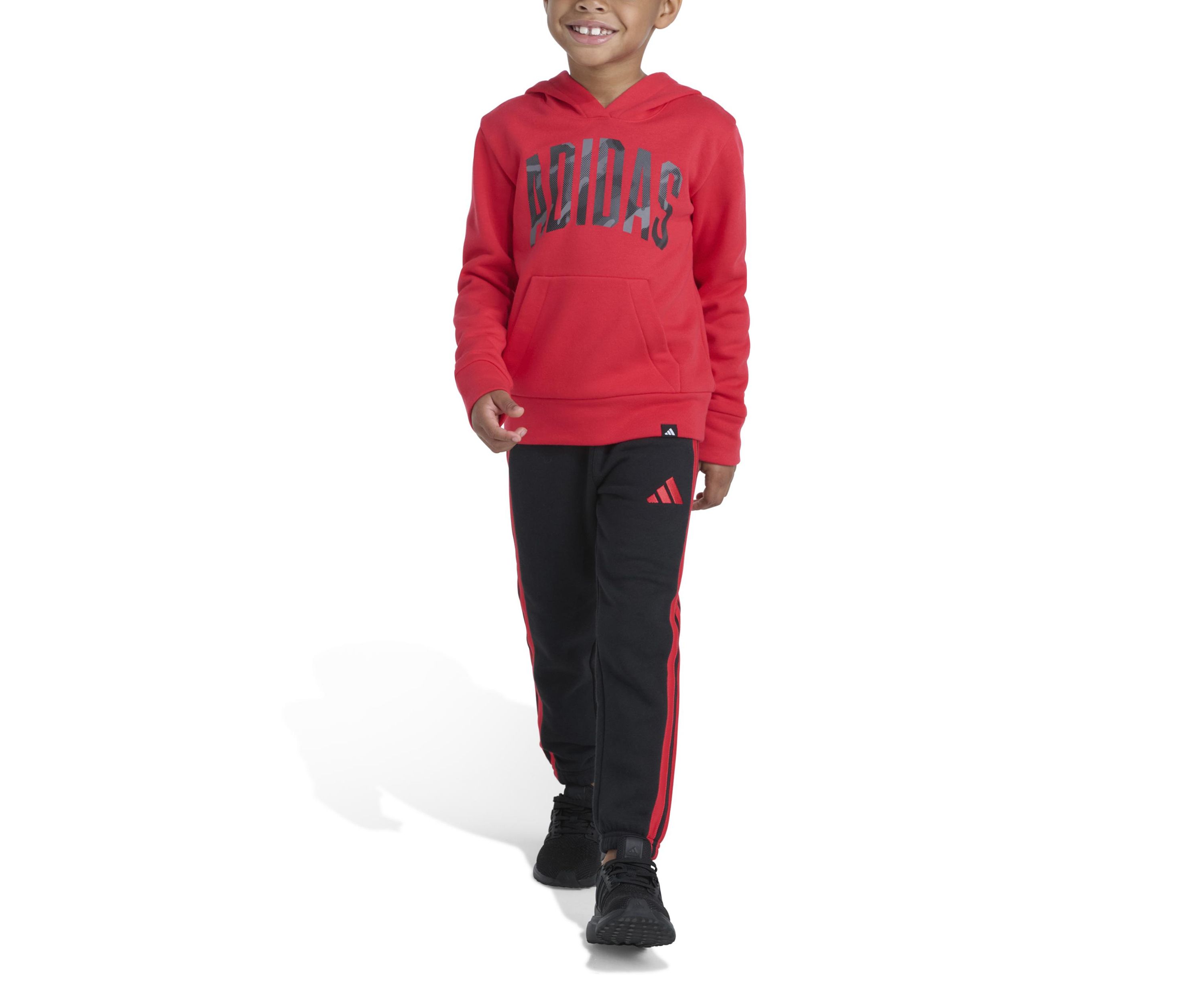 Boys 4-7 Two Piece Long Sleeve Graphic Fleece Pullover Hoodie and Joggers Set