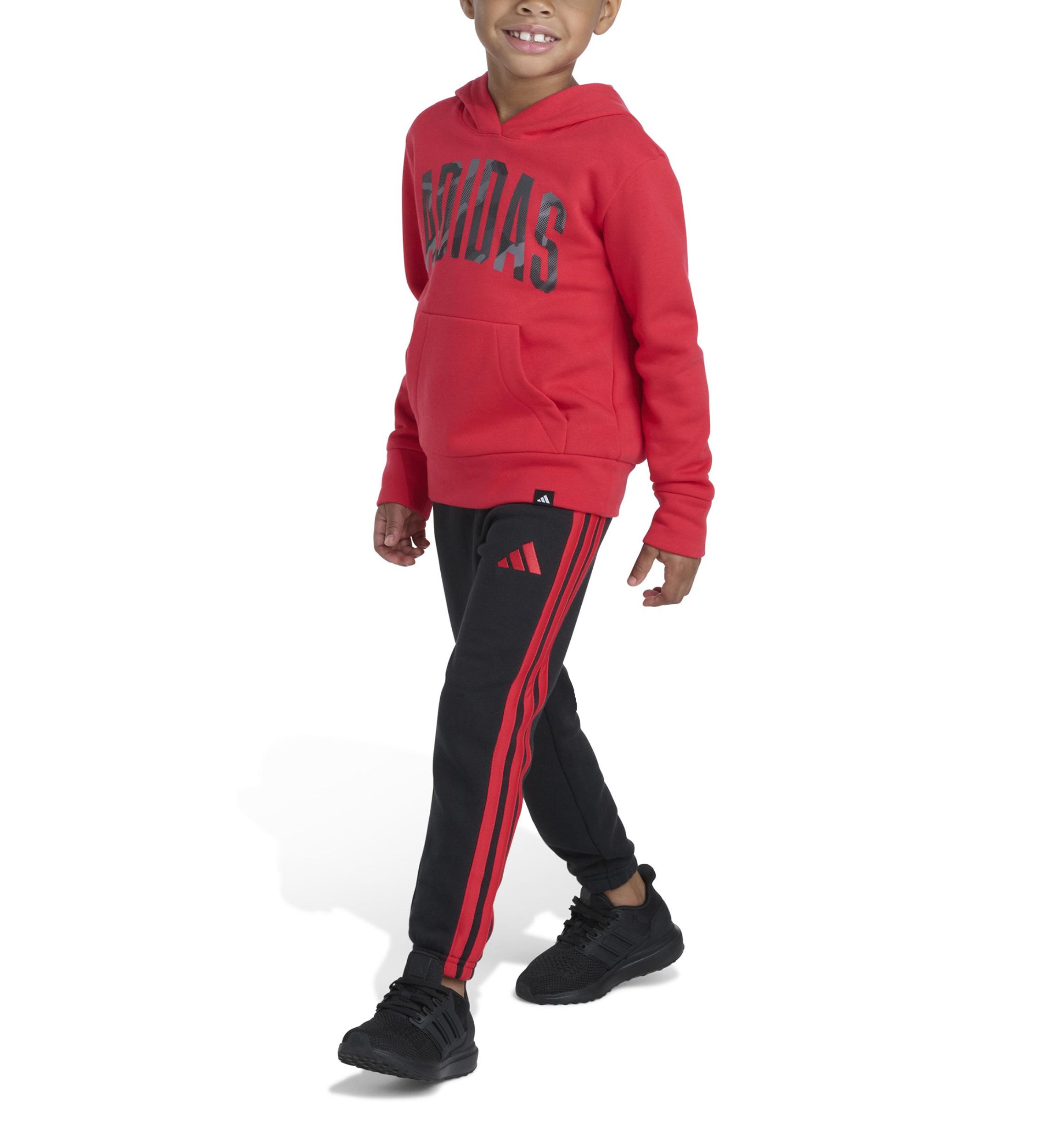 Boys 4-7 Two Piece Long Sleeve Graphic Fleece Pullover Hoodie and Joggers Set