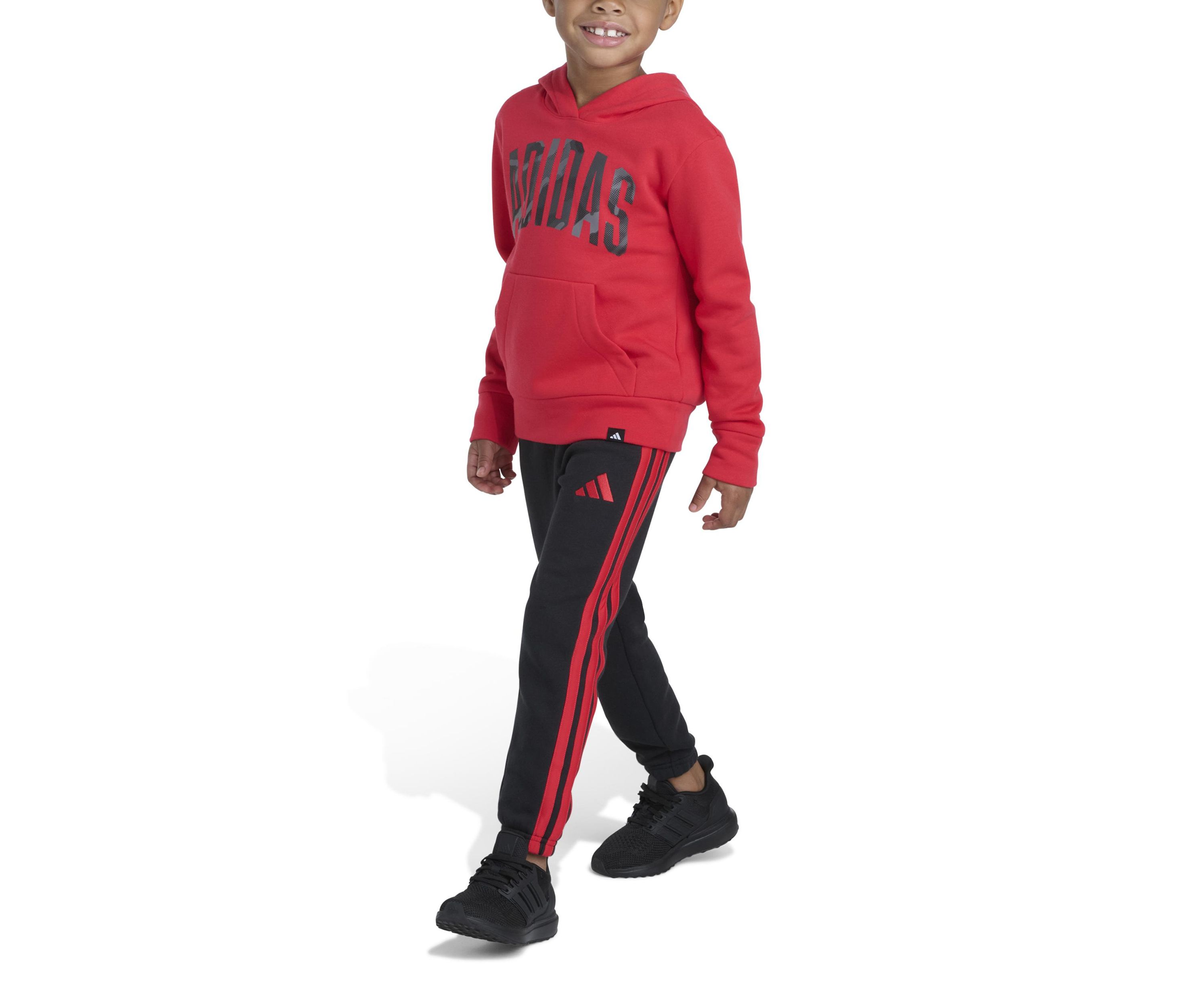 Boys 4-7 Two Piece Long Sleeve Graphic Fleece Pullover Hoodie and Joggers Set