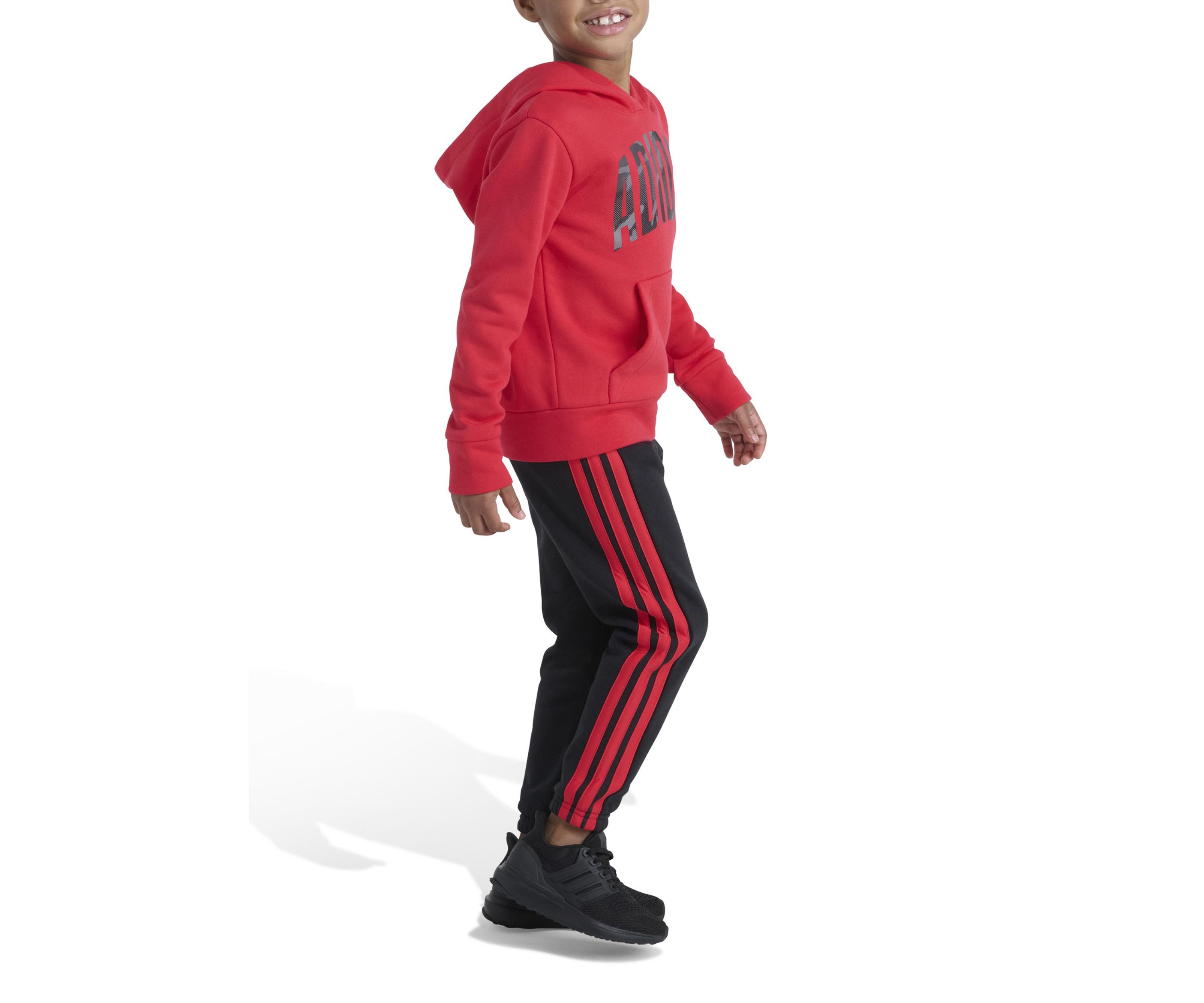 Boys 4-7 Two Piece Long Sleeve Graphic Fleece Pullover Hoodie and Joggers Set