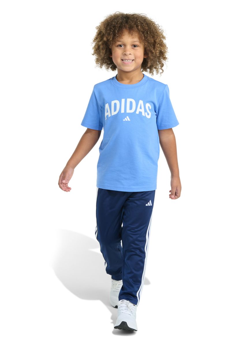 Boys 4-7 2-Piece Short Sleeve T-Shirt and Tricot Pant Set