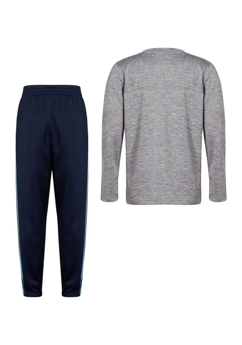 Boys 4-7 Poly Mélange T-Shirt and Joggers Set 