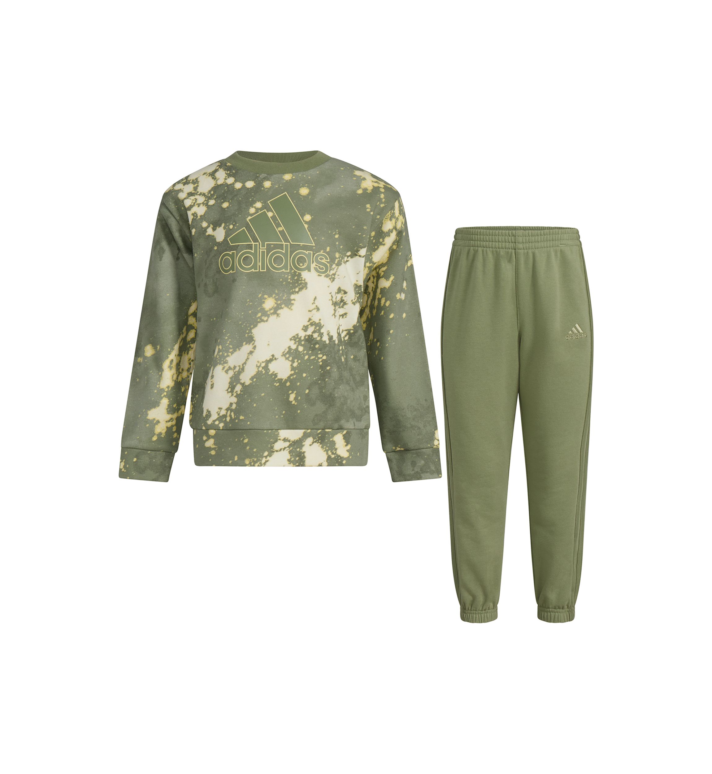 Boys 4-7 2-Piece Printed Crew Neck Pullover and Joggers Set