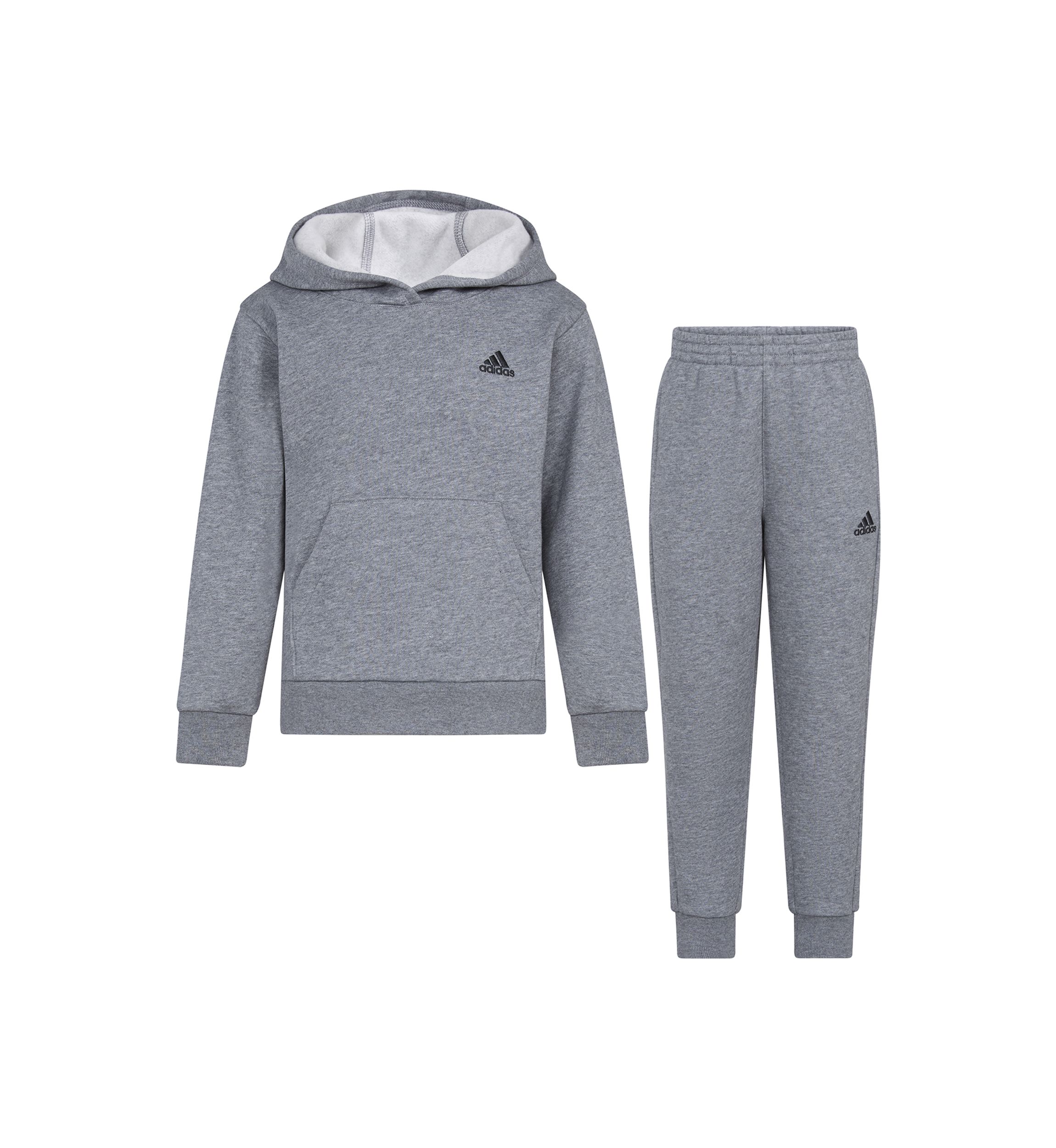 Boys 4-7 Two Piece Minimal Logo Heather Fleece Pullover Set