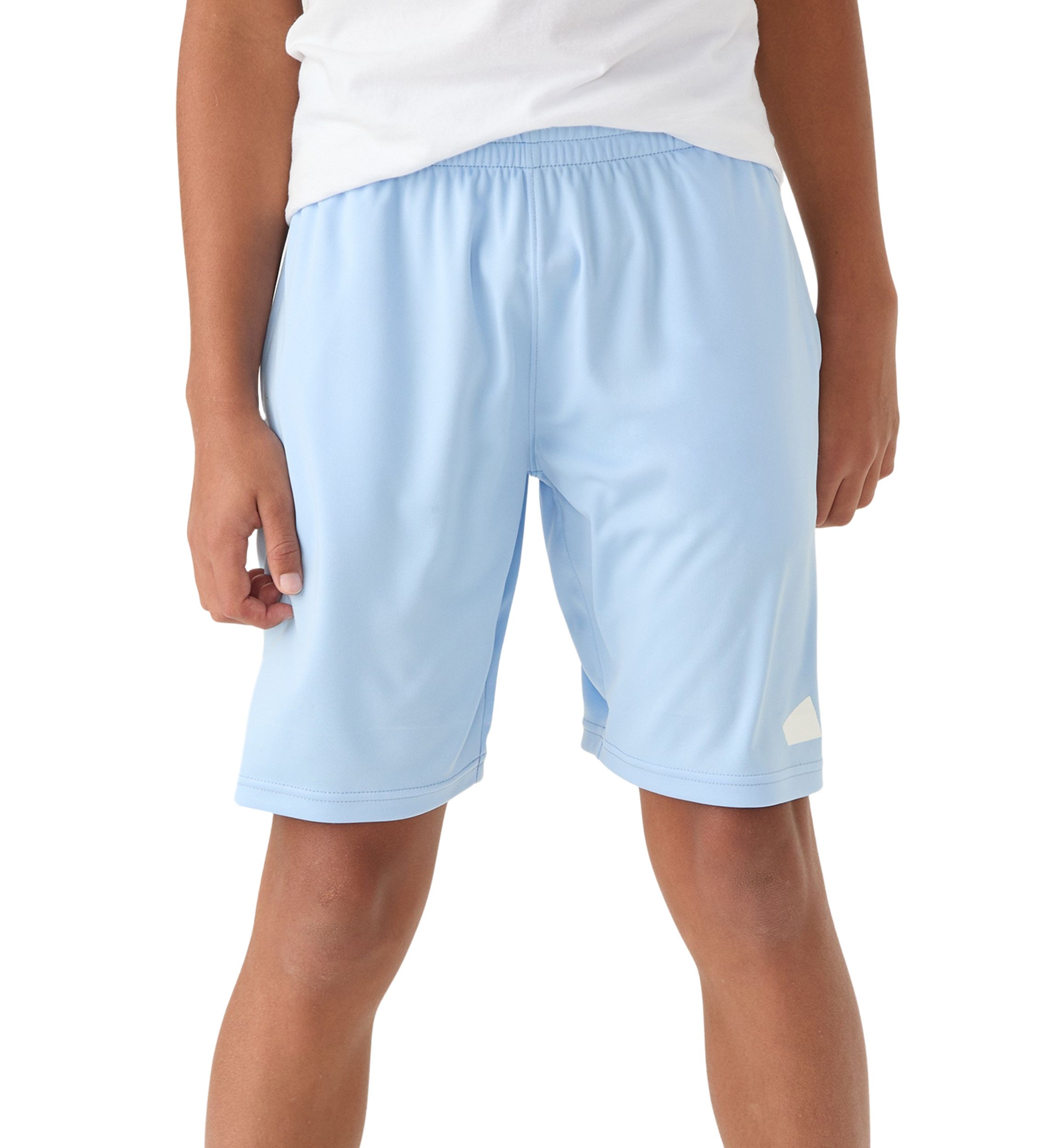 Boys 8-20 Elastic Waistband Big Logo Shorts