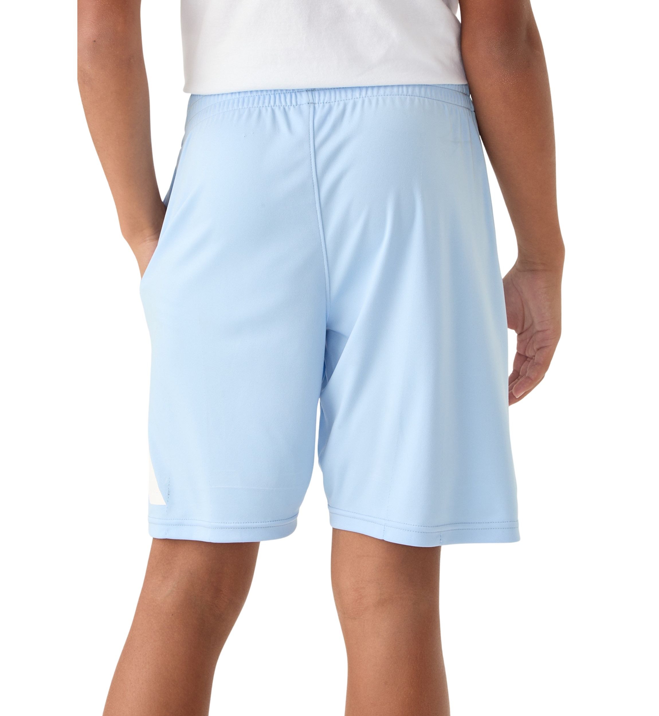 Boys 8-20 Elastic Waistband Big Logo Shorts