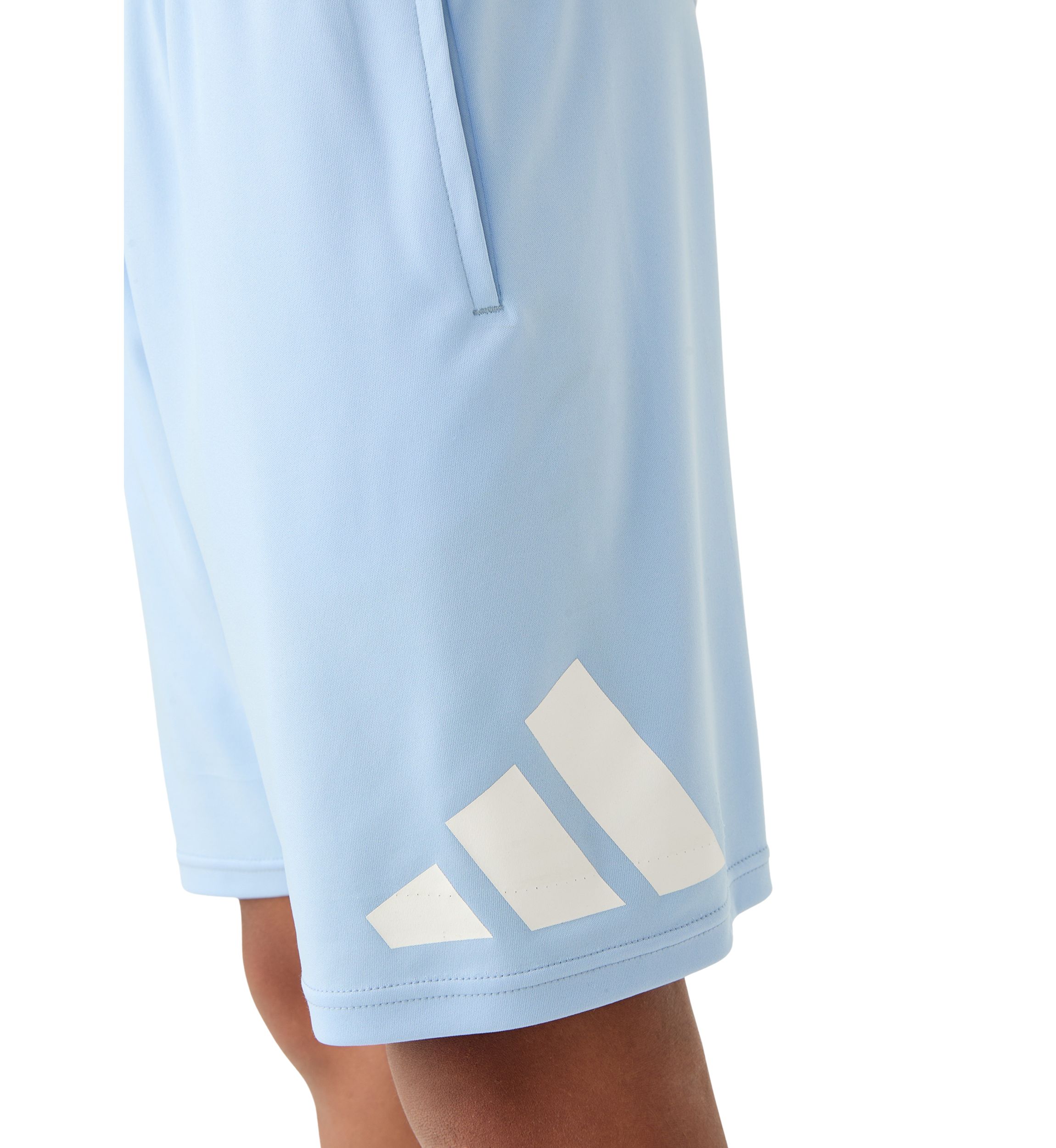Boys 8-20 Elastic Waistband Big Logo Shorts