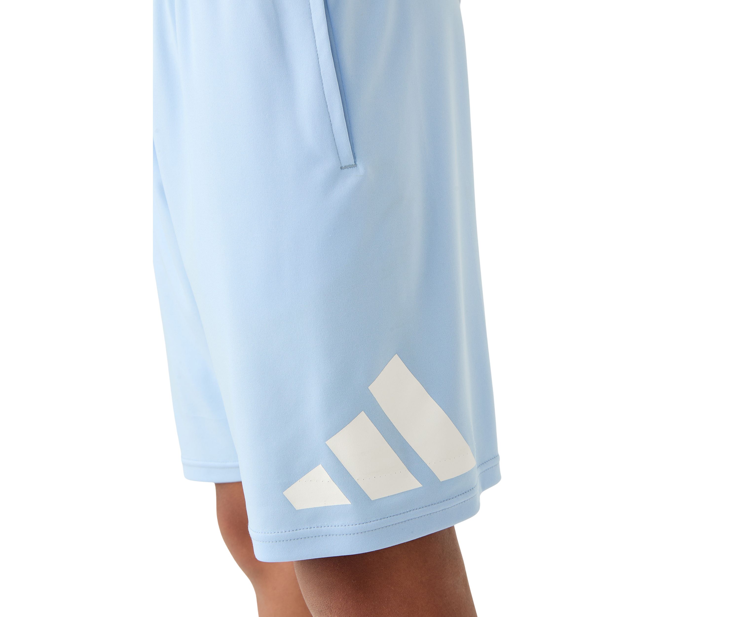 Boys 8-20 Elastic Waistband Big Logo Shorts