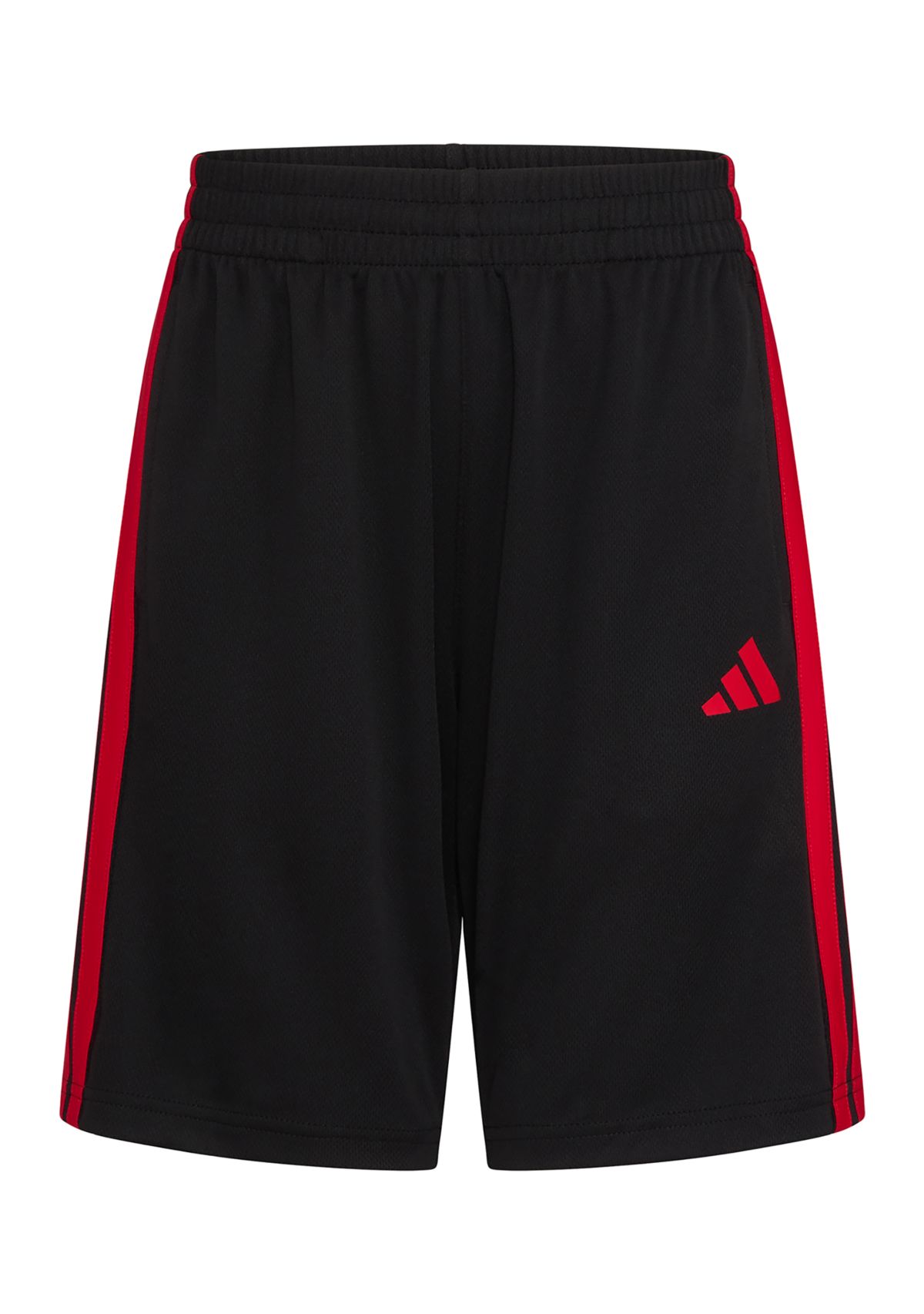 Boys 8-20 Elastic Waistband Essentials 3-Stipe Shorts (Extended Size)