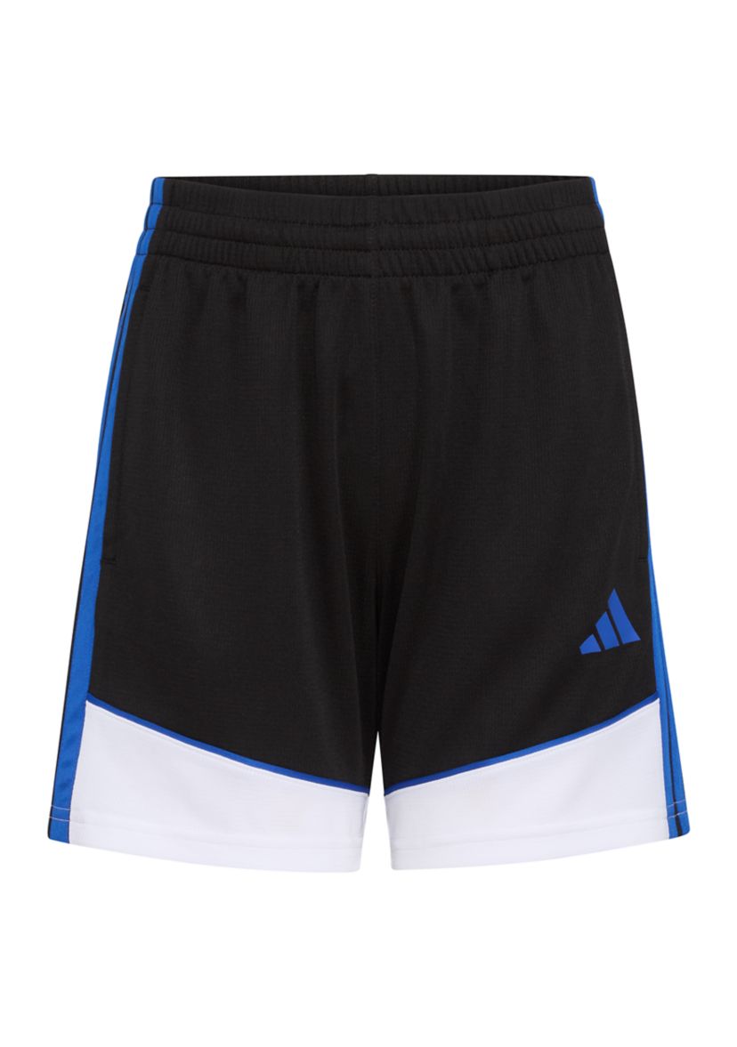 Boys 8-20 Elastic Waistband Color Block Shorts