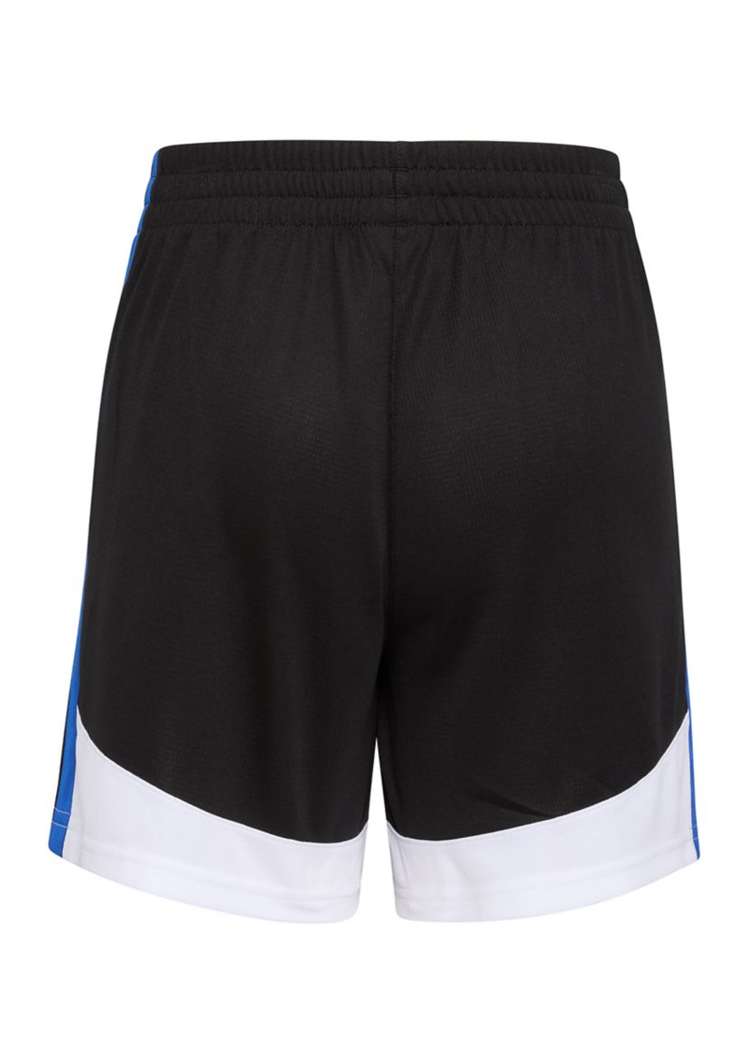 Boys 8-20 Elastic Waistband Color Block Shorts