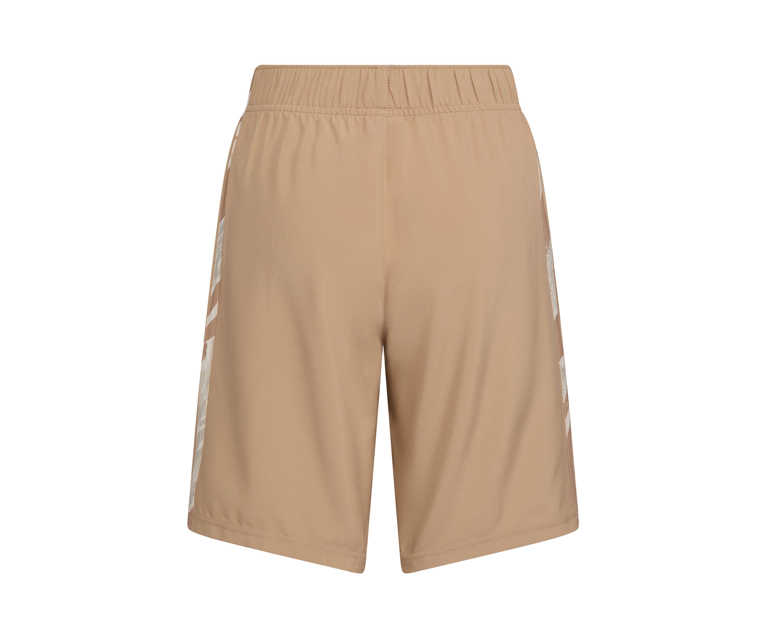 Boys 8-20 Elastic Waistband Woven Camo Printed 3-Stripes Shorts