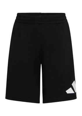 adidas Boys 4-7 Essential Big Logo Shorts, Black