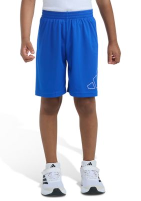 adidas Boys 4-7 Elastic Waistband Essentials Big Logo Short