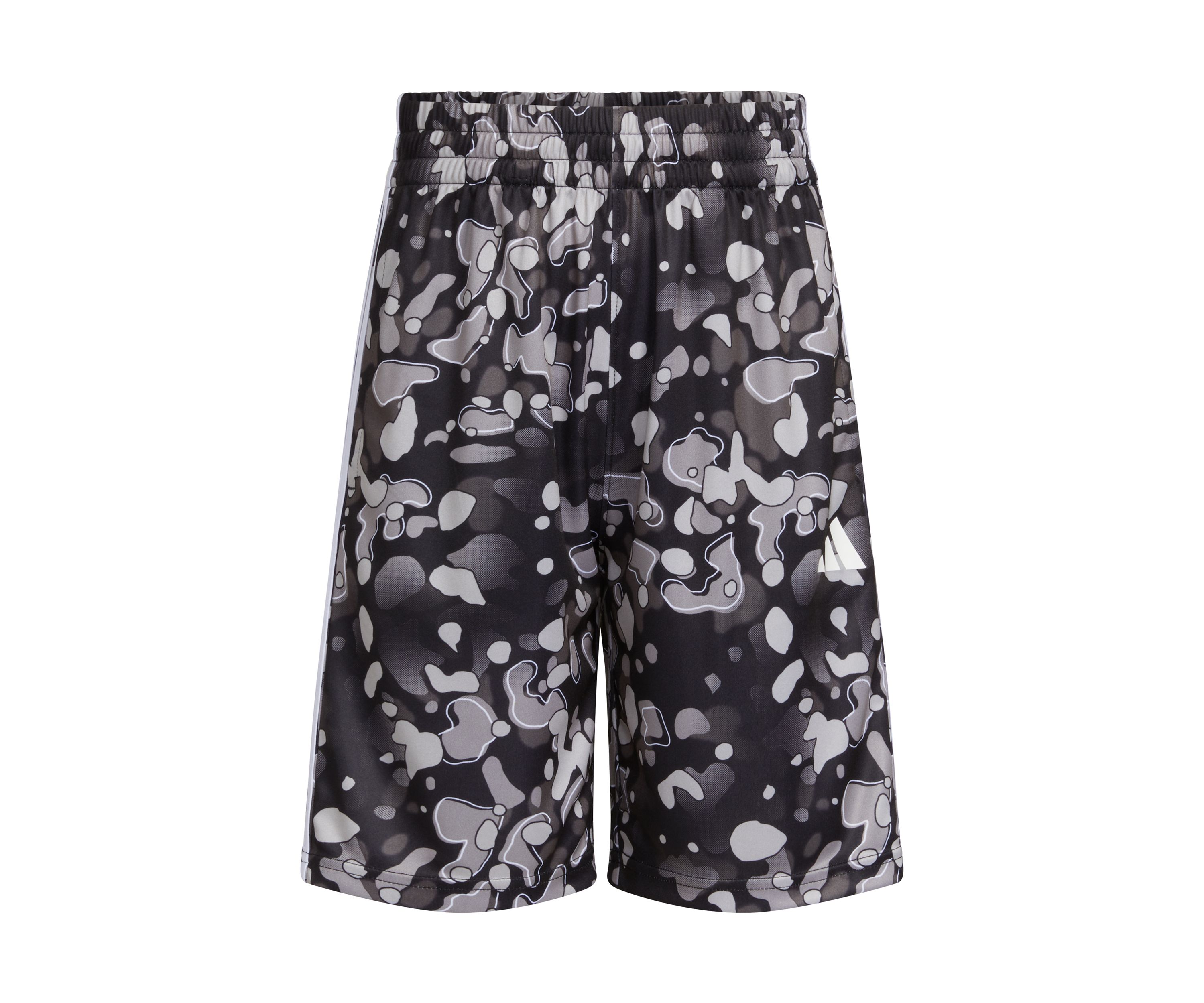 Boys 4-7 AEROREADY® Elastic Waist Printed Pebble Camo Shorts 
