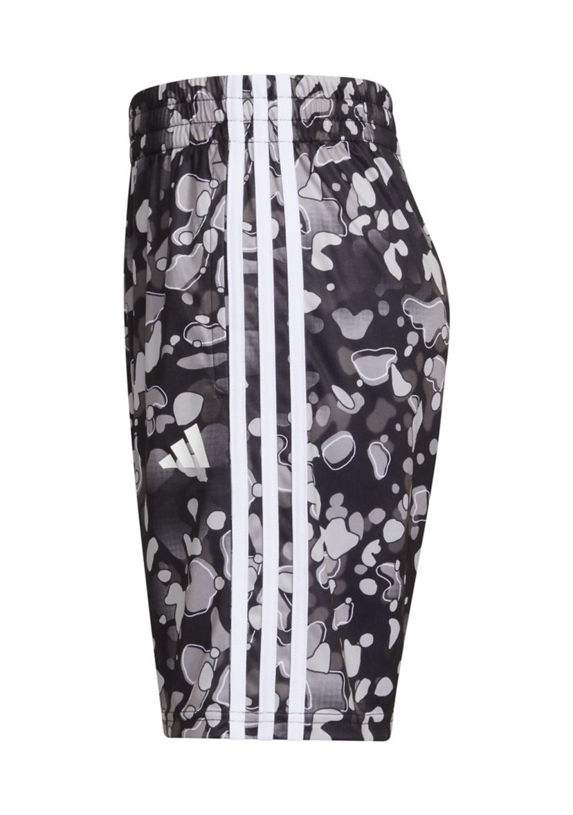 Boys 4-7 AEROREADY® Elastic Waist Printed Pebble Camo Shorts 