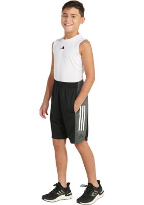 Boys 8-20 AEROREADY® Elastic Waistband Color Block Shorts