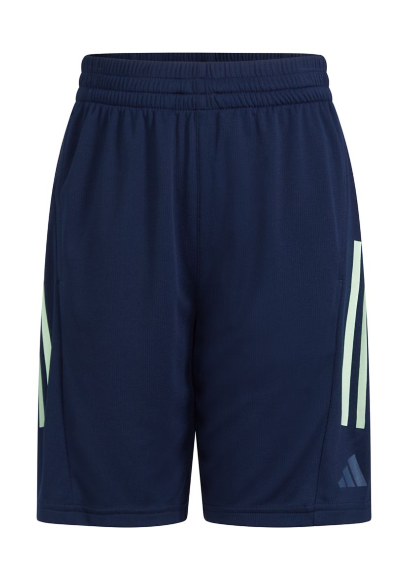 Boys 8-20 AEROREADY® Elastic Waistband Graphic 3 Stripe Shorts