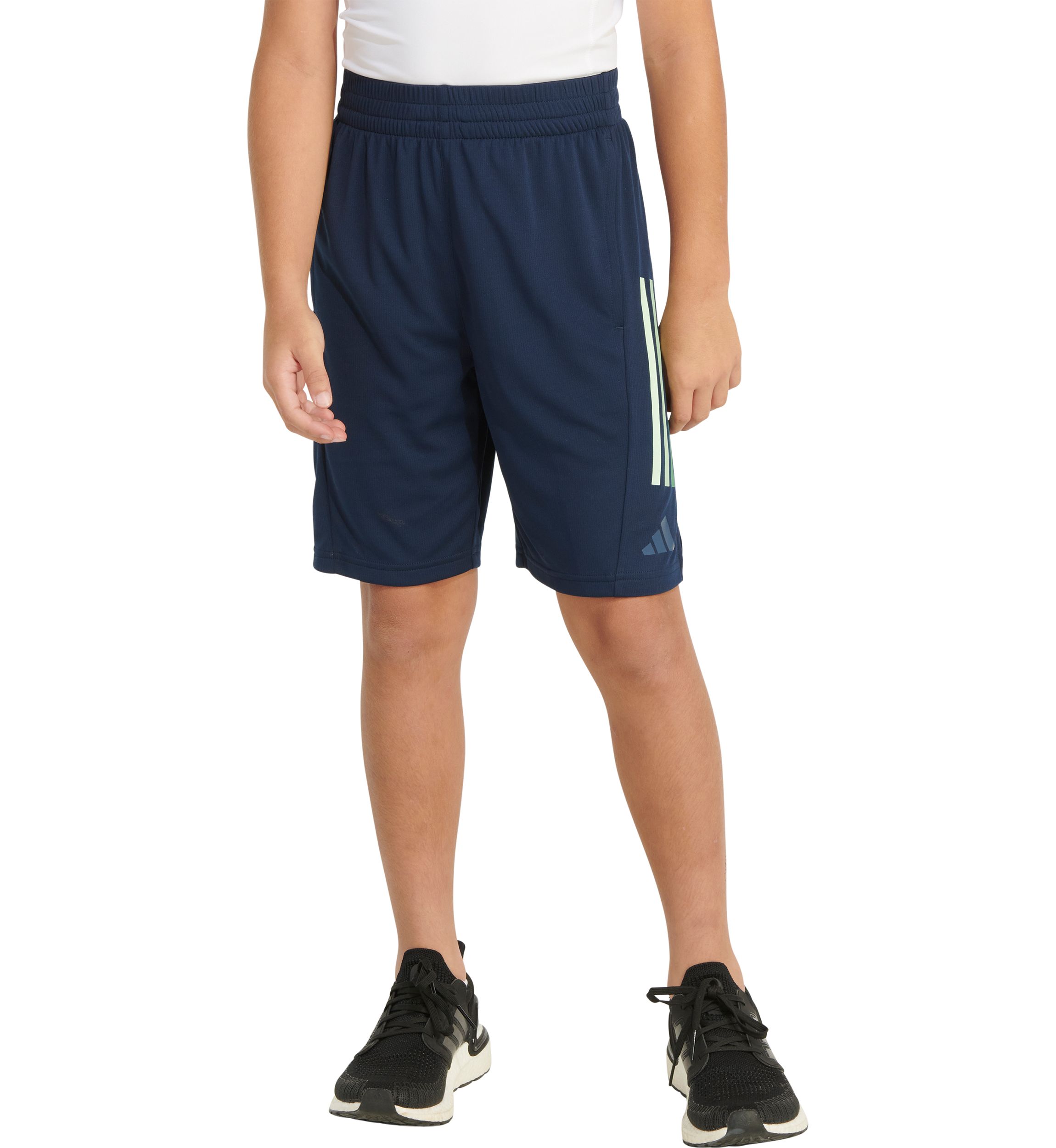 Boys 8-20 AEROREADY® Elastic Waistband Graphic 3 Stripe Shorts