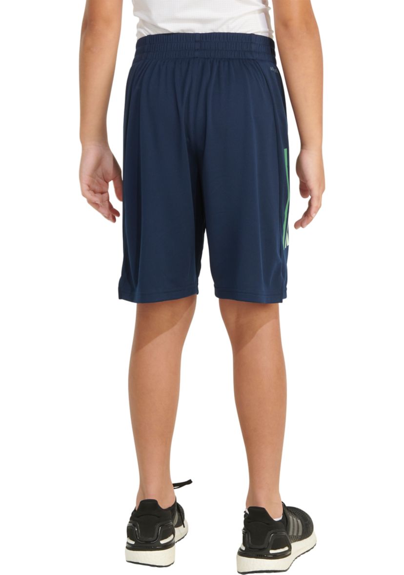 Boys 8-20 AEROREADY® Elastic Waistband Graphic 3 Stripe Shorts