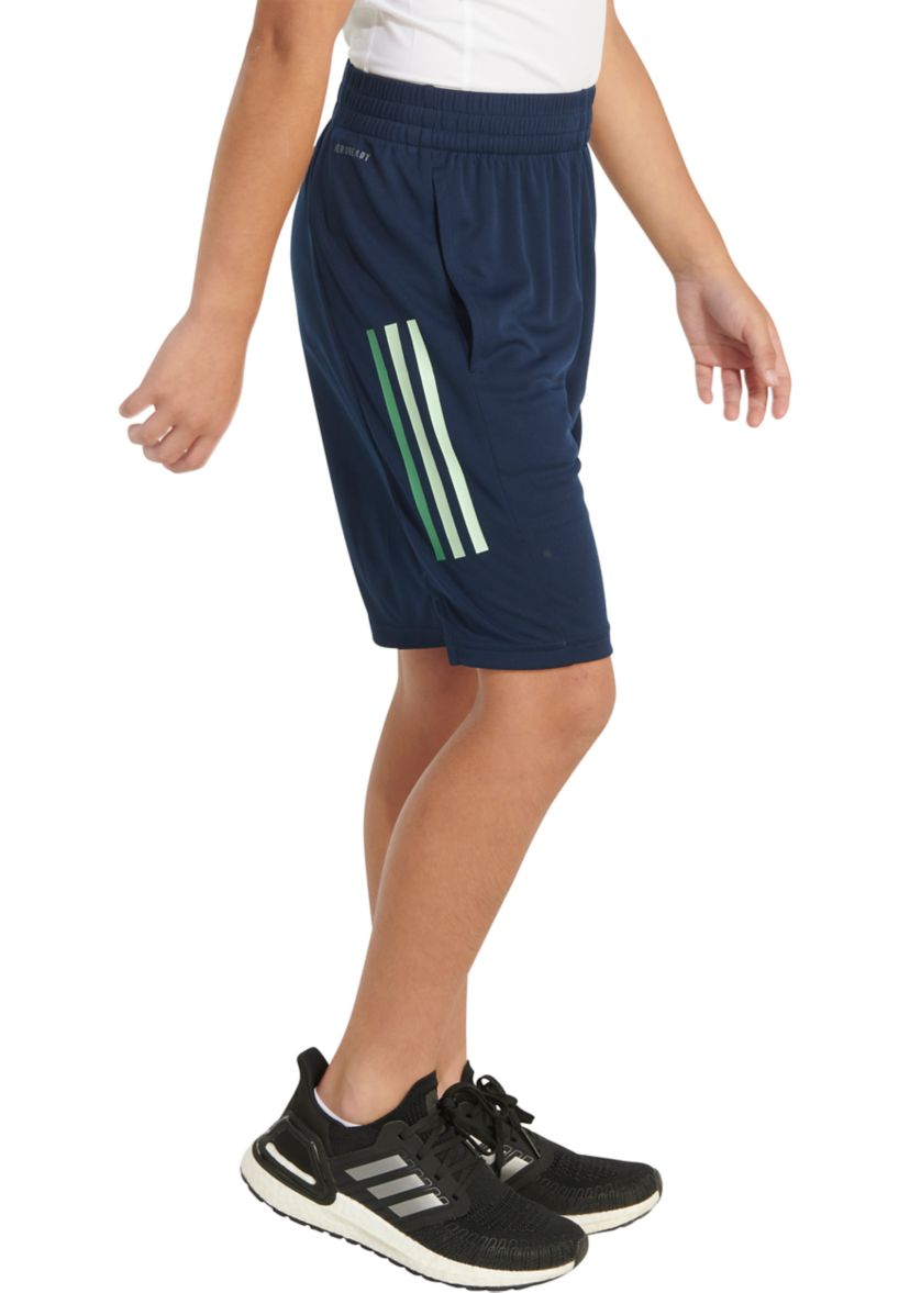 Boys 8-20 AEROREADY® Elastic Waistband Graphic 3 Stripe Shorts