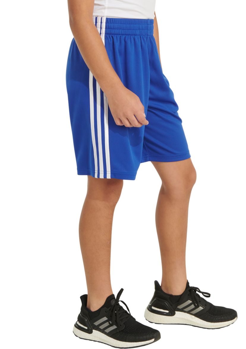 Boys 4-7 Elastic Waist 3 Stripe Mesh Shorts