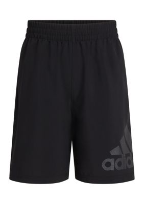 Boys 8-20 AEROREADY® Elastic Waistband Big Logo Woven Shorts