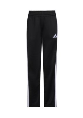 adidas Boys 4-7 3 Stripe Essential Straight Leg Pants, Black