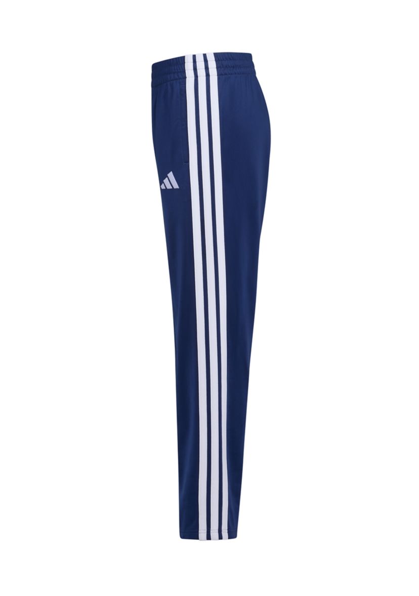 Boys 8-20 Elastic Waistband Essential 3-Stripe Straight Leg Pants